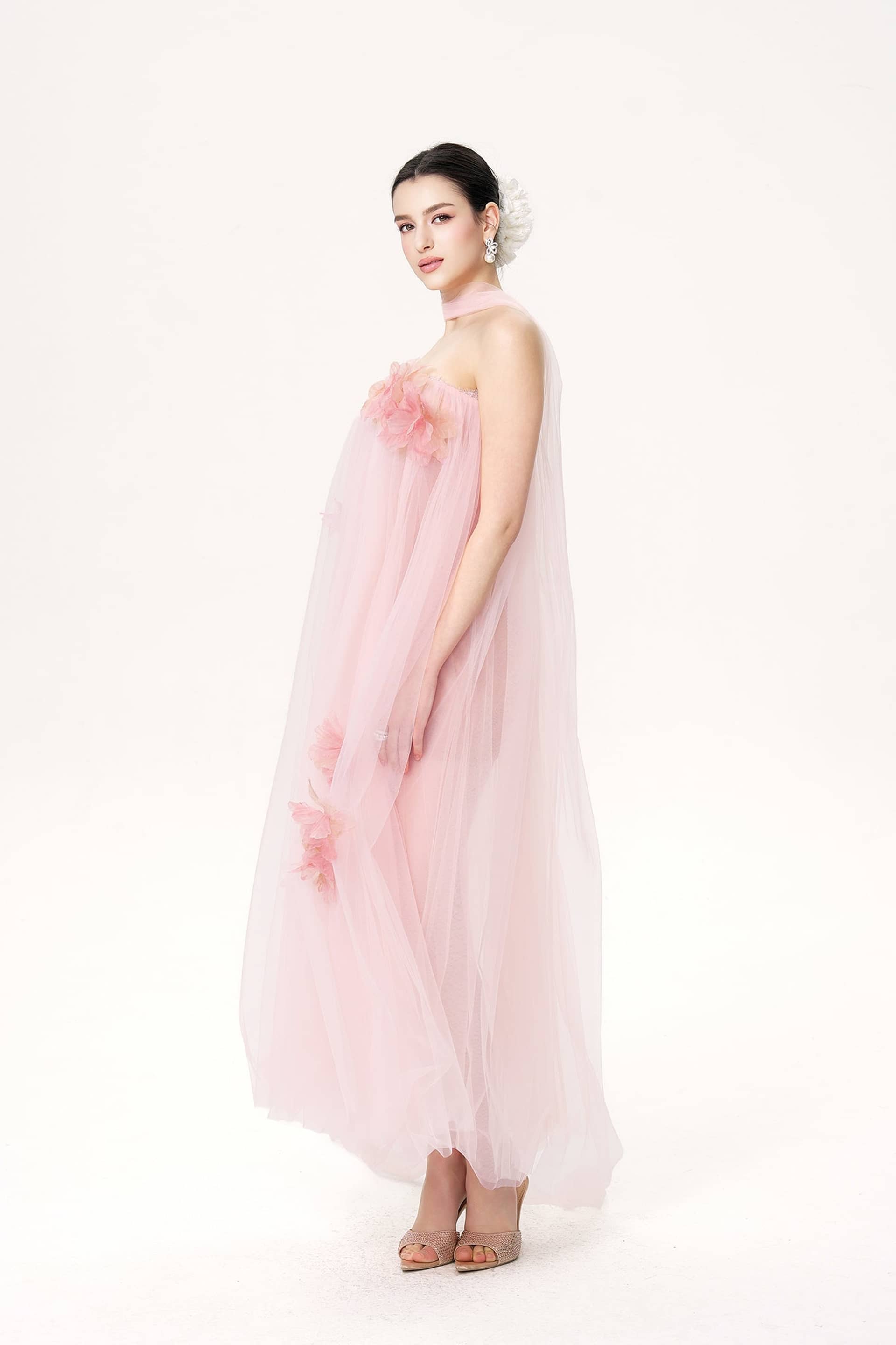 Kiera Dress (Pink) made by Nana Jacqueline