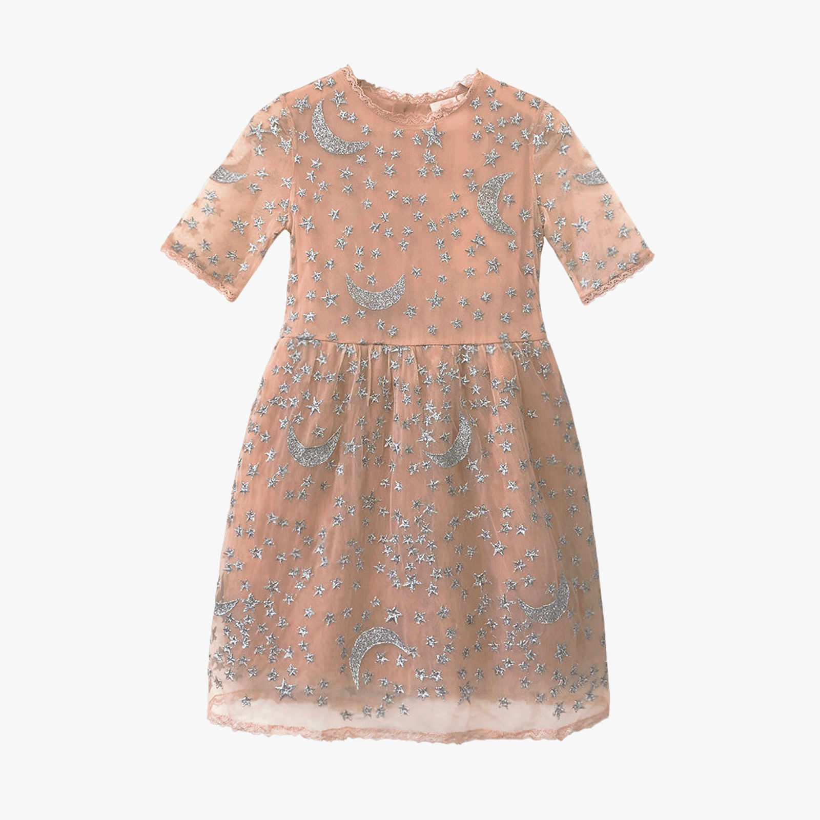 Blush Moon And Star Dress made by SEMSEM