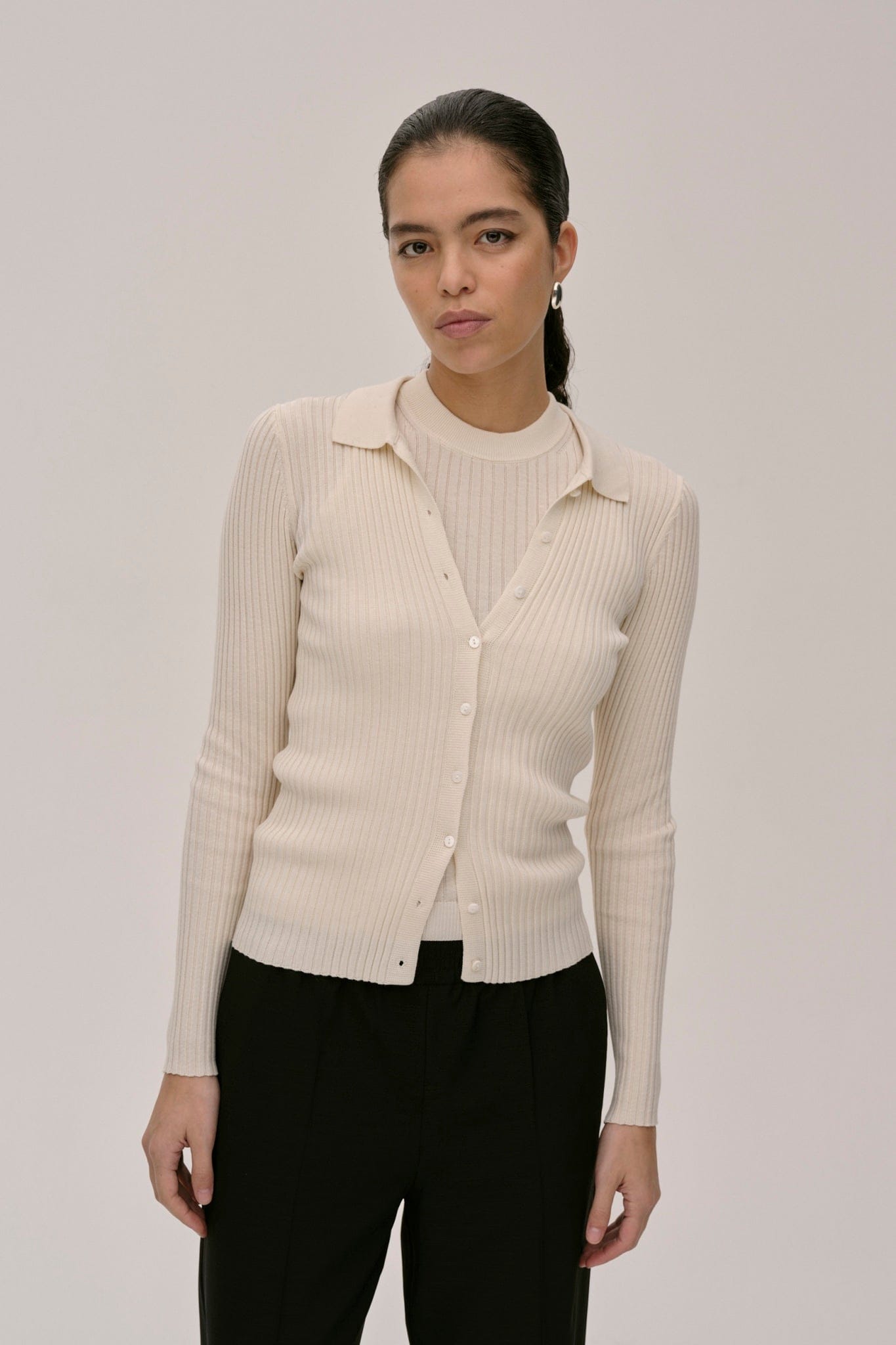 Turner Knit Cardigan - Off White made by HERSKIND