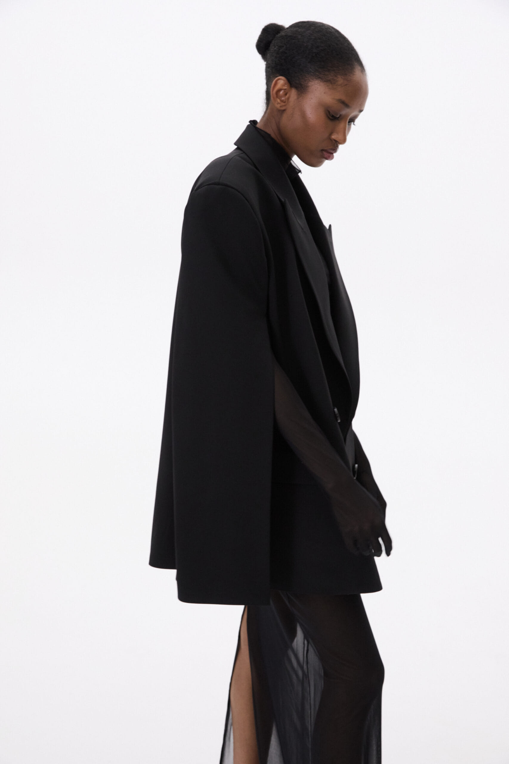 Jacket With Split Sleeves made by YAVORSKA