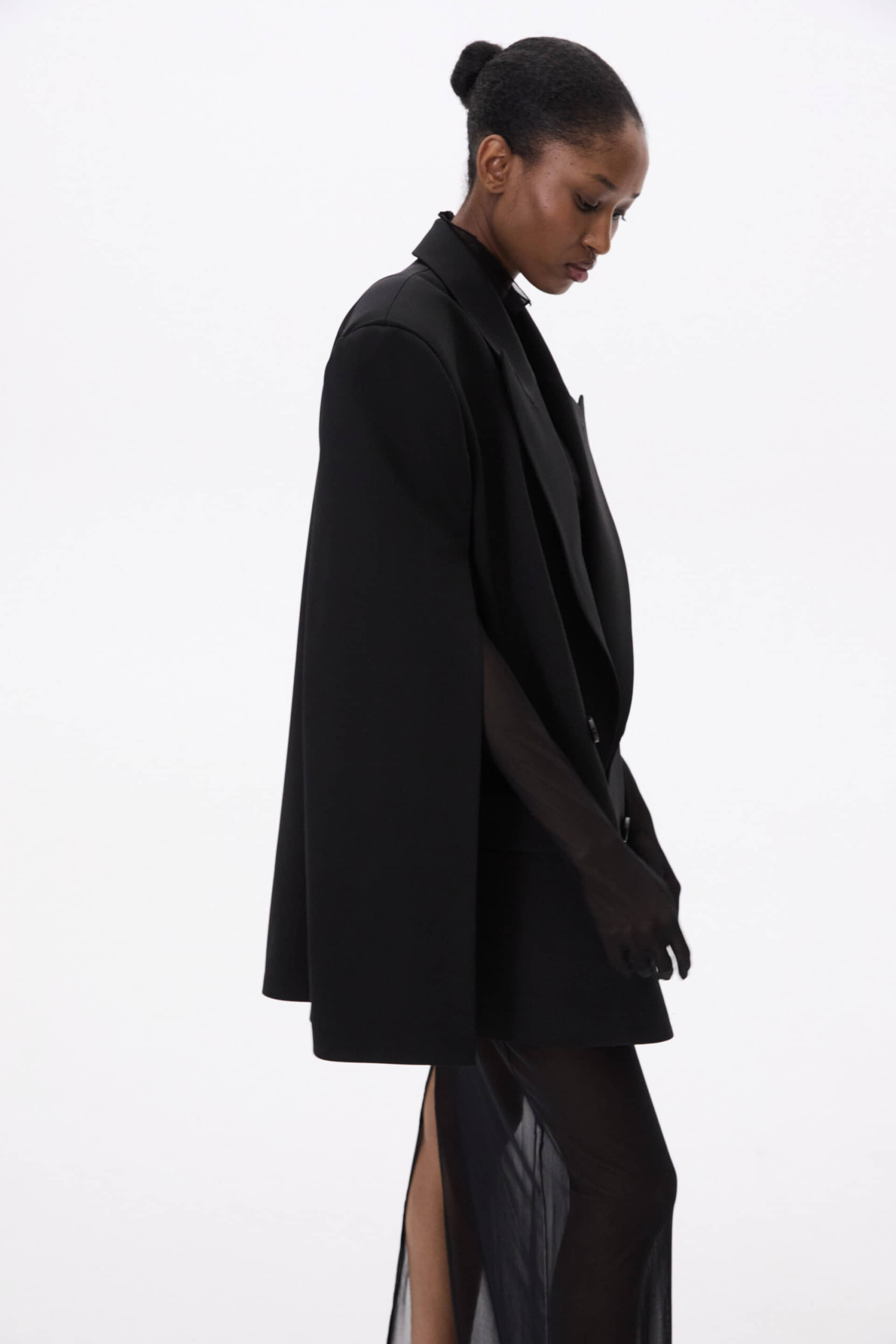 Jacket With Split Sleeves made by YAVORSKA