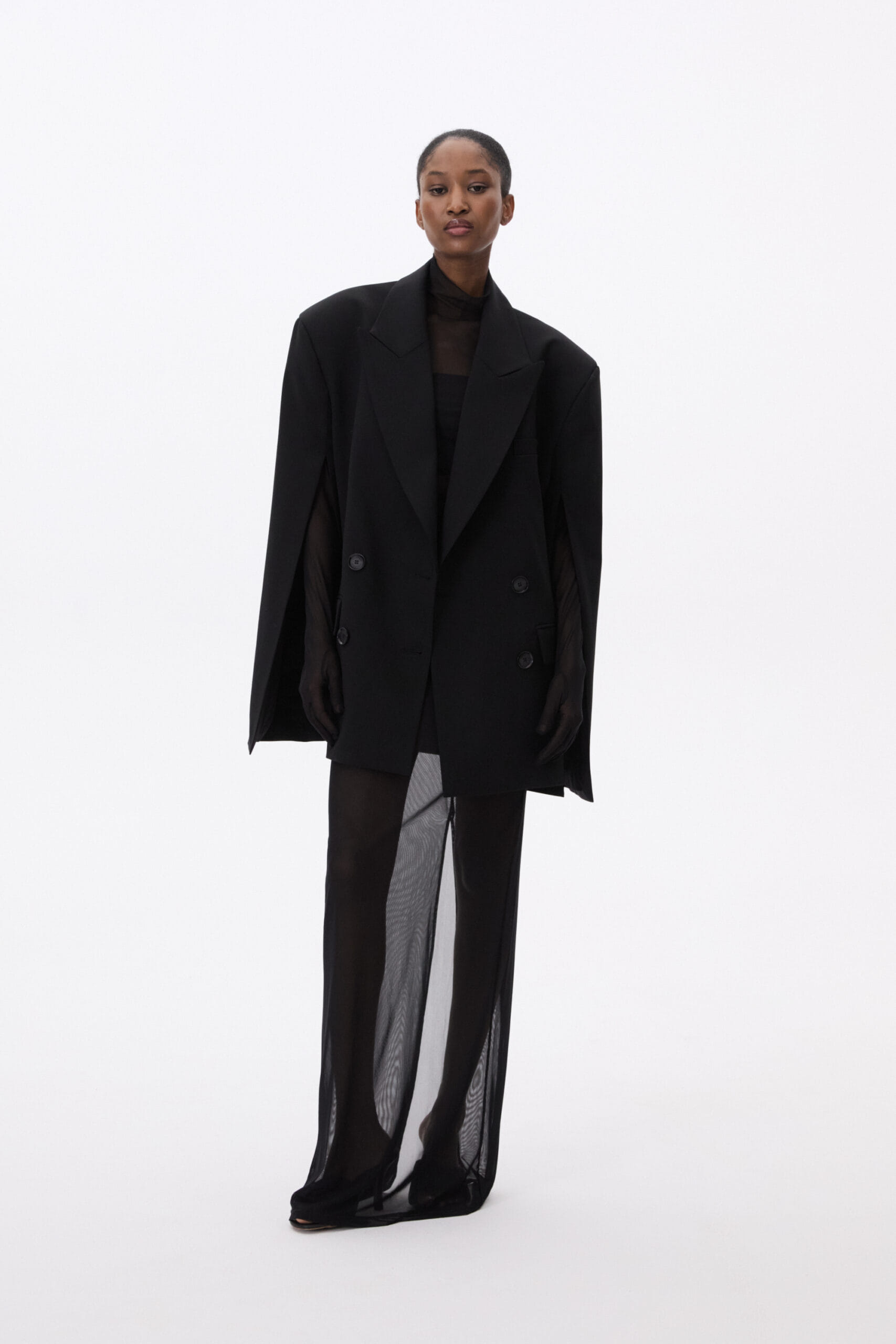 Jacket With Split Sleeves made by YAVORSKA