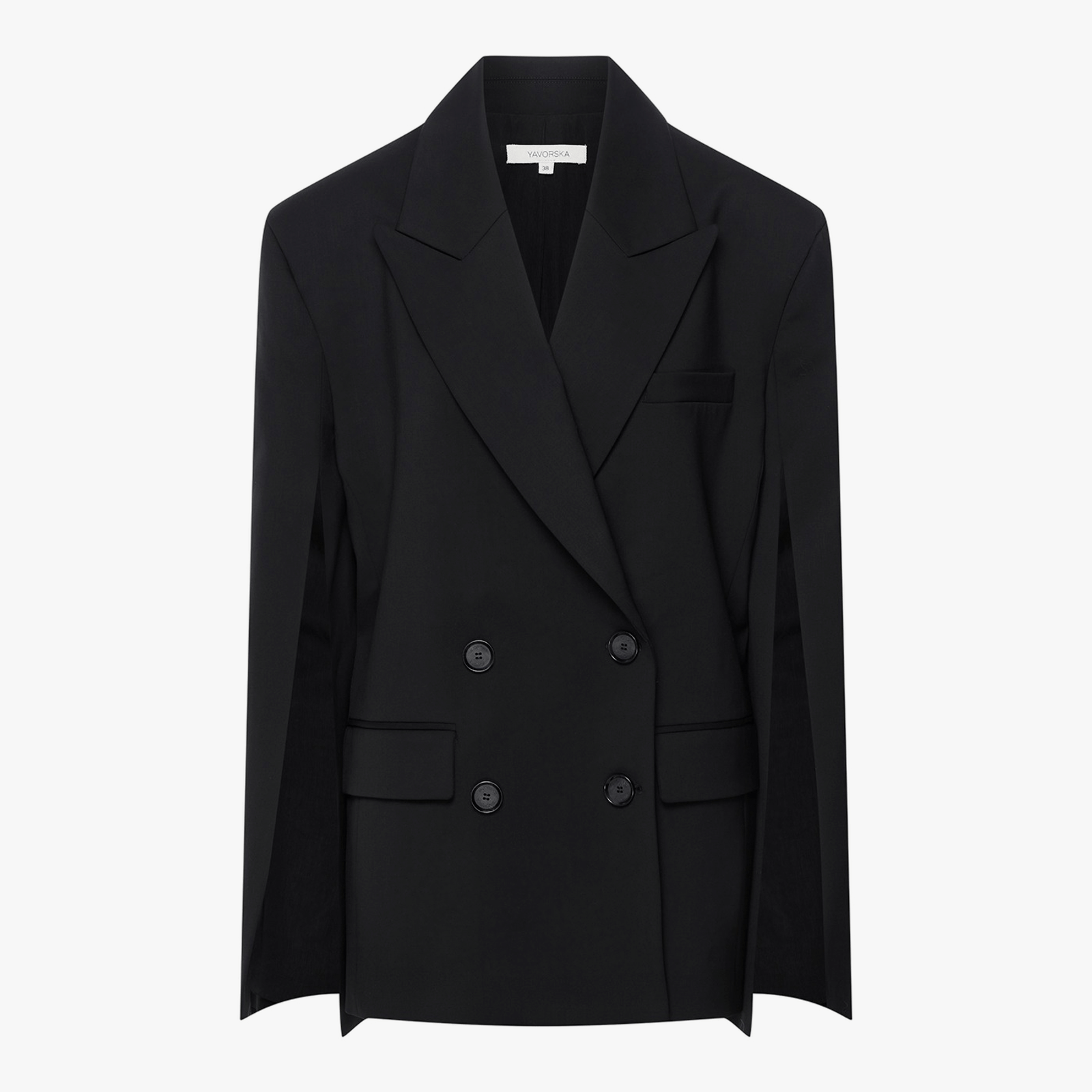 Jacket With Split Sleeves made by YAVORSKA