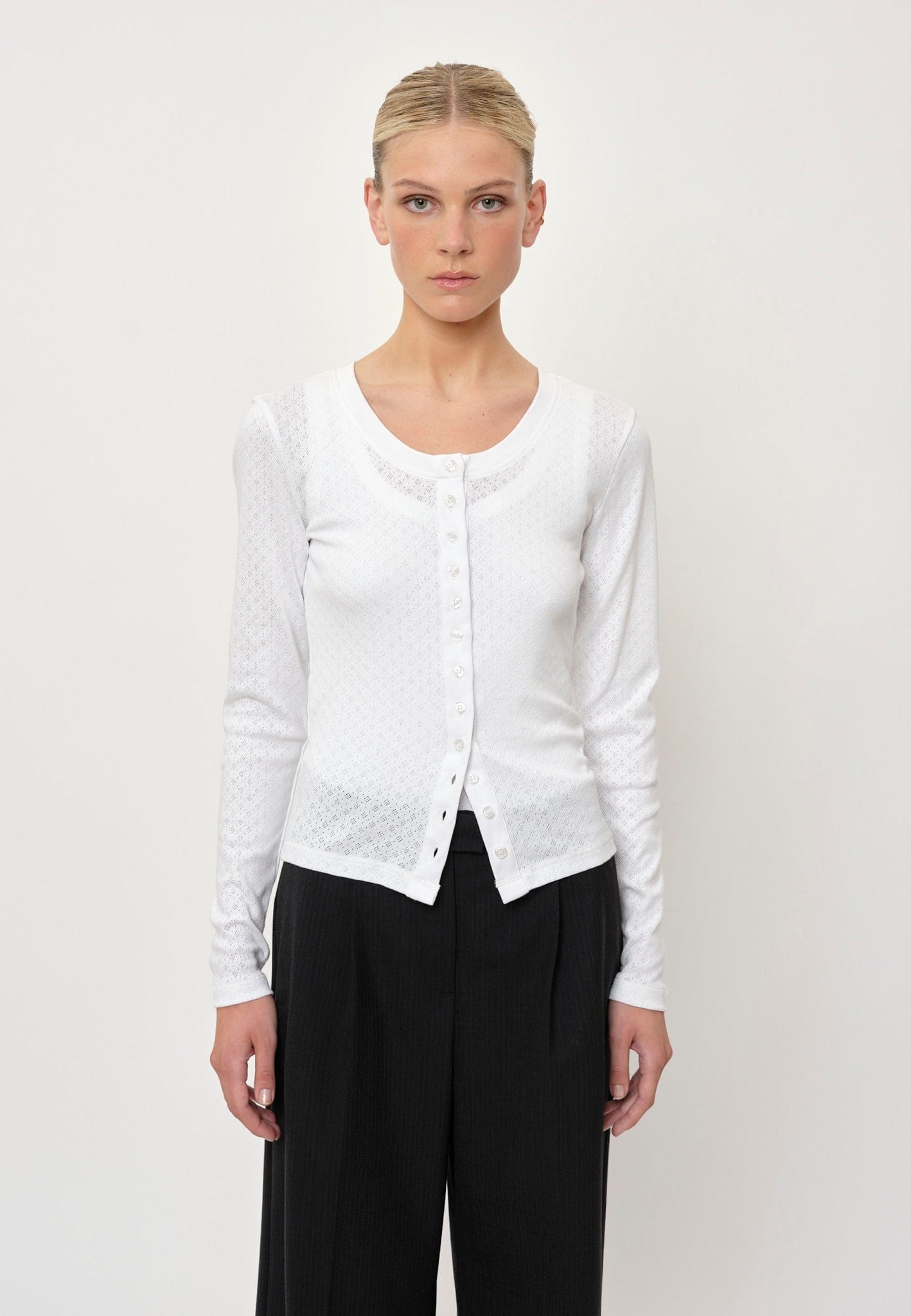 Dylan Cardigan - Off White made by HERSKIND
