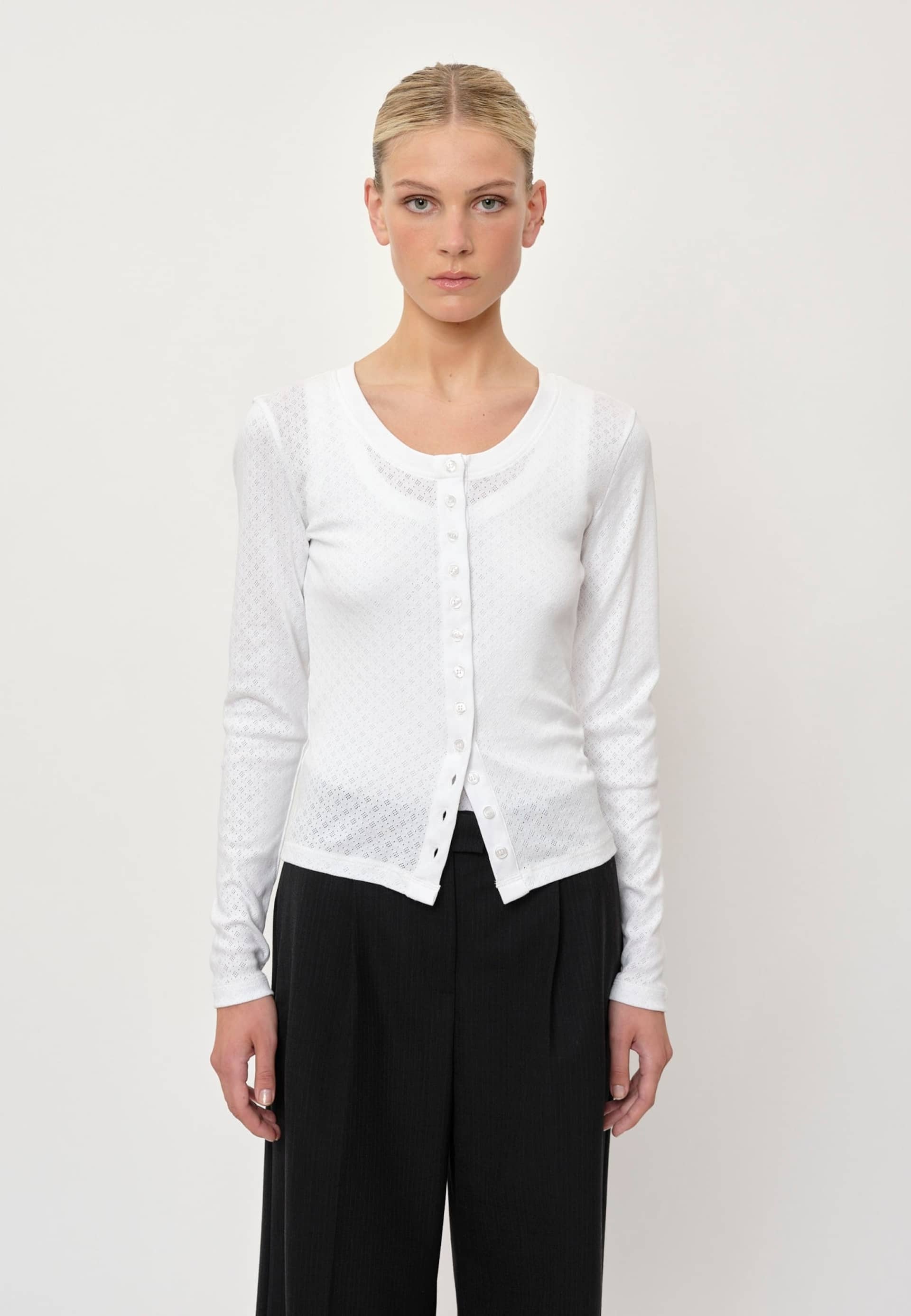 Dylan Cardigan - Off White made by HERSKIND