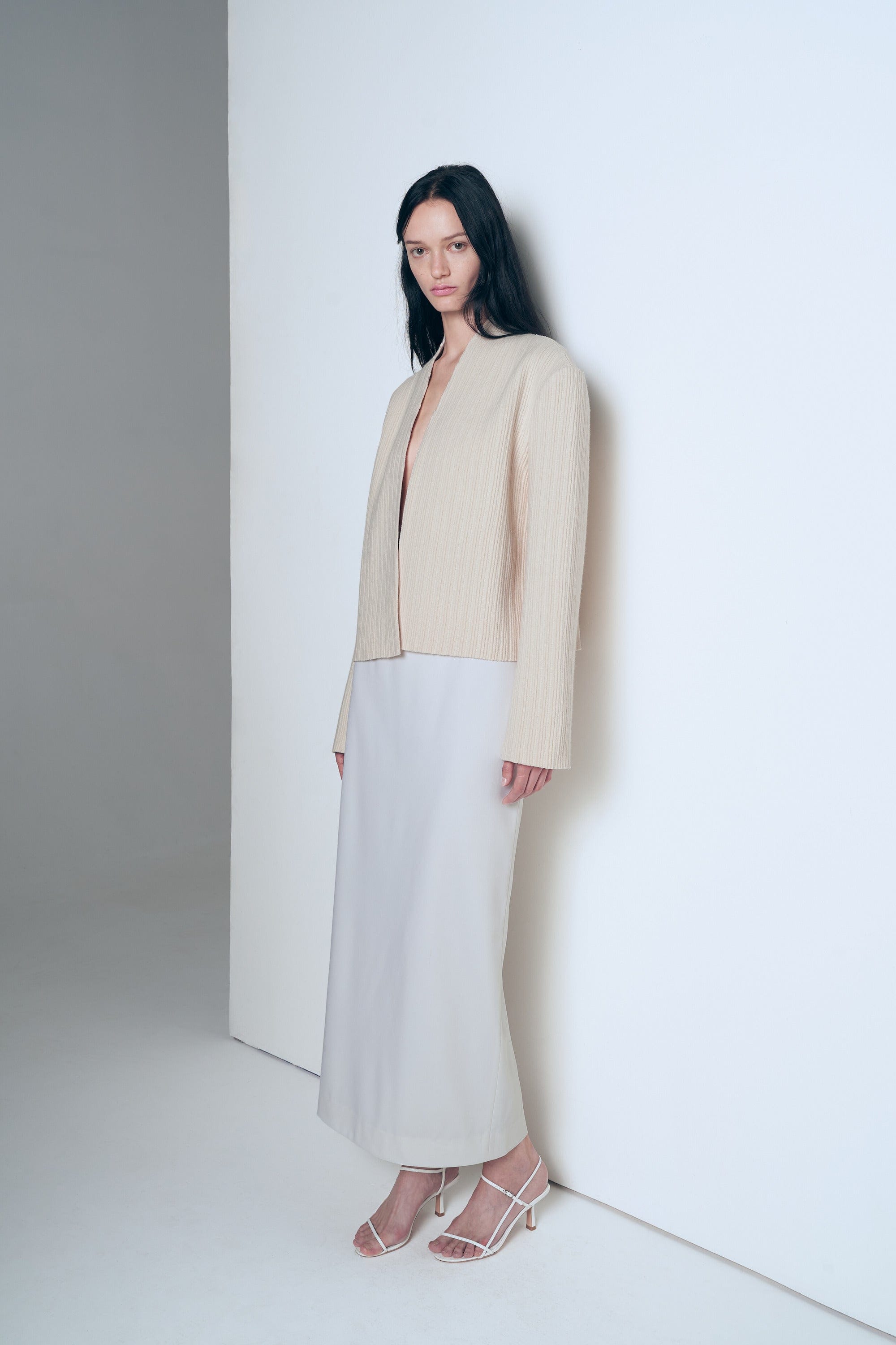 Wool embossed jacket made by A.M.G