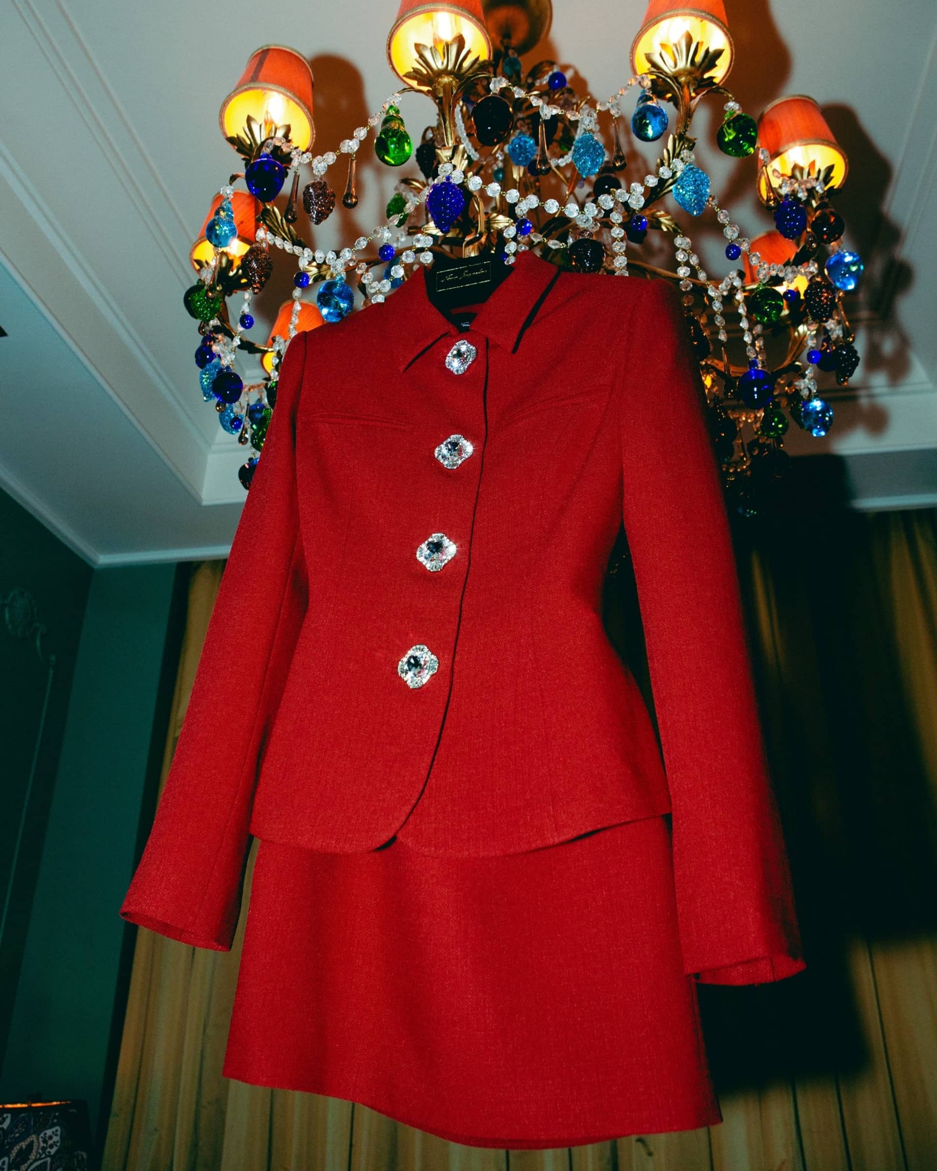 Vanessa Blazer (Red) made by Nana Jacqueline