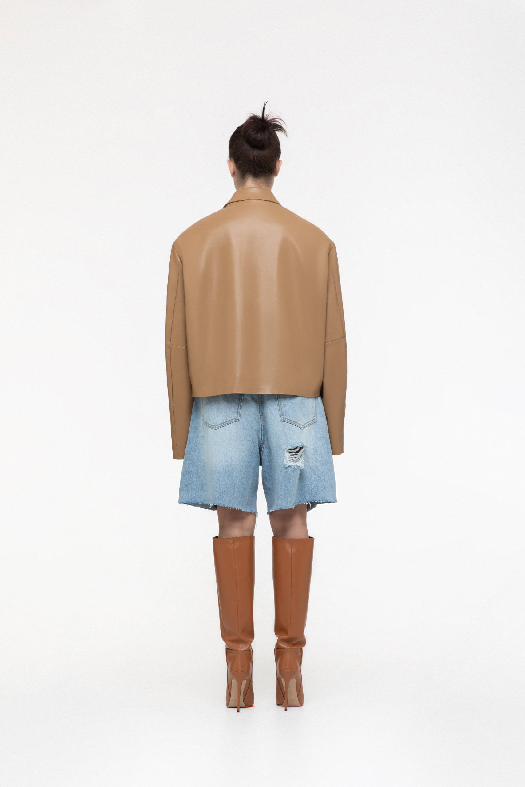 Vegan leather jacket made by AFTERHOURS