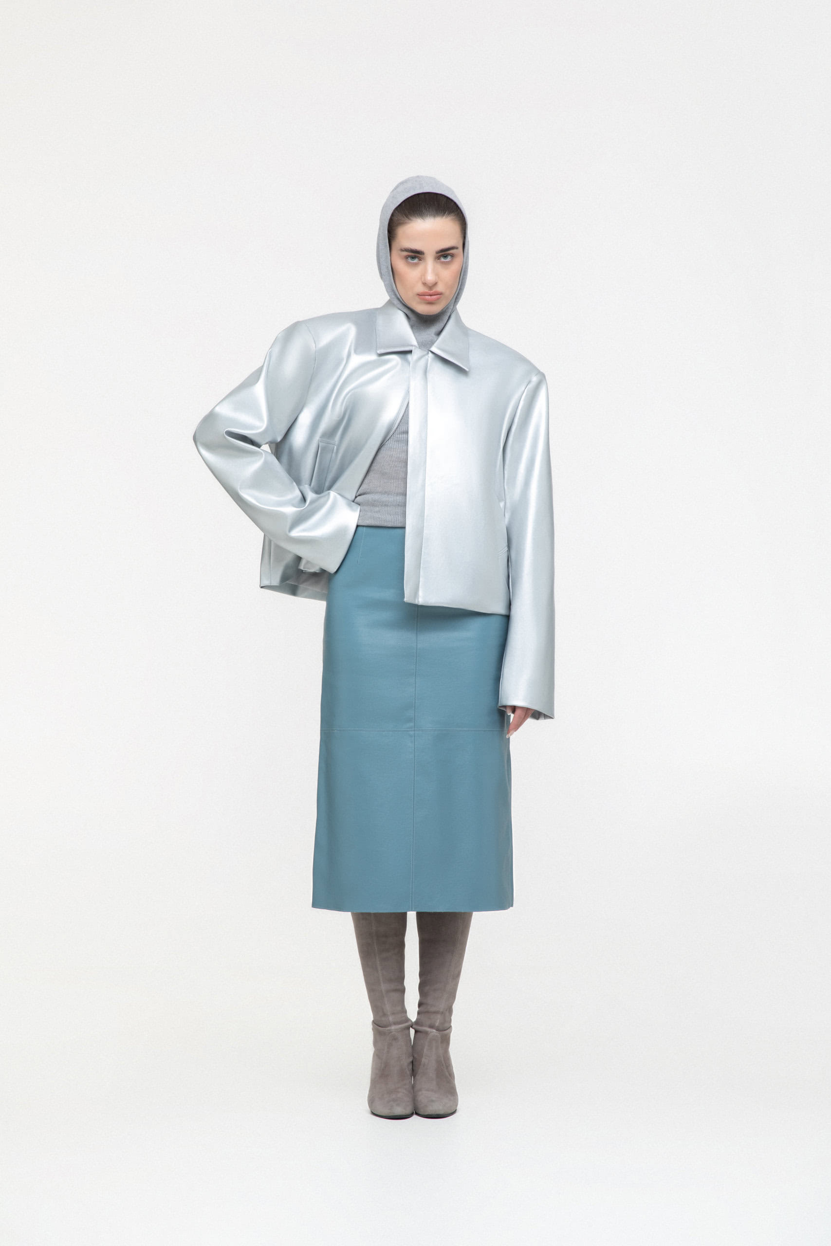 Vegan leather jacket made by AFTERHOURS