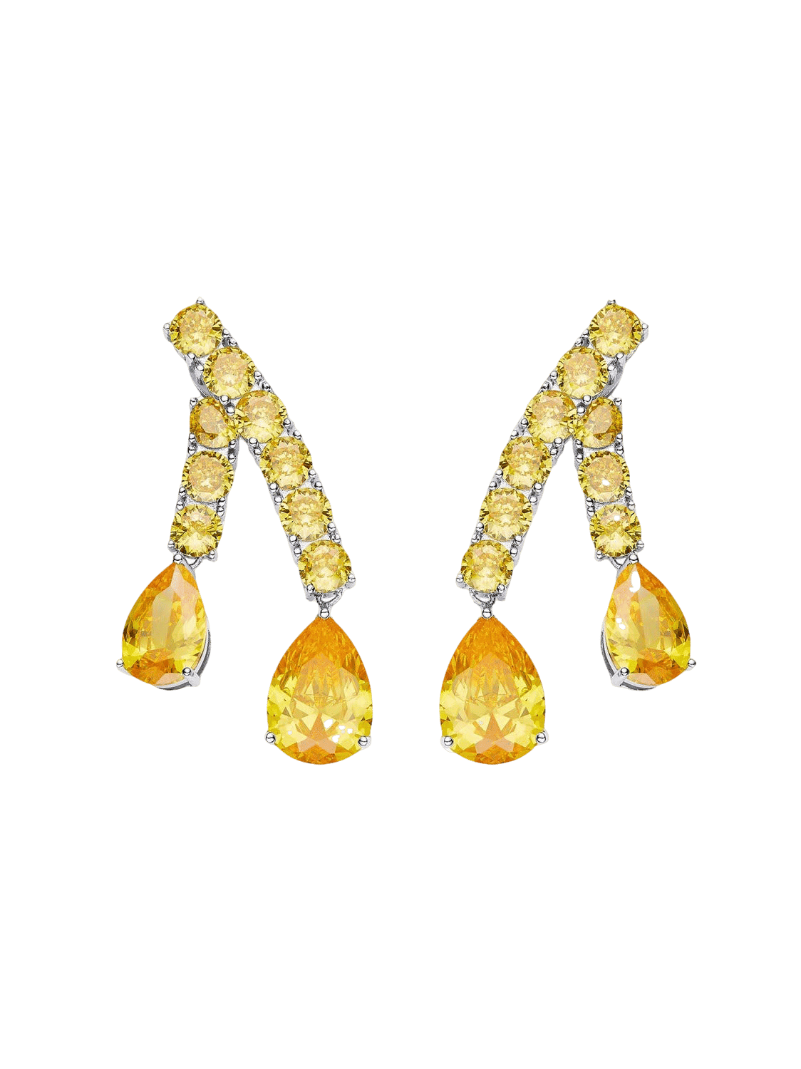 Bella Earrings (Yellow) in Yellow made by Nana Jacqueline