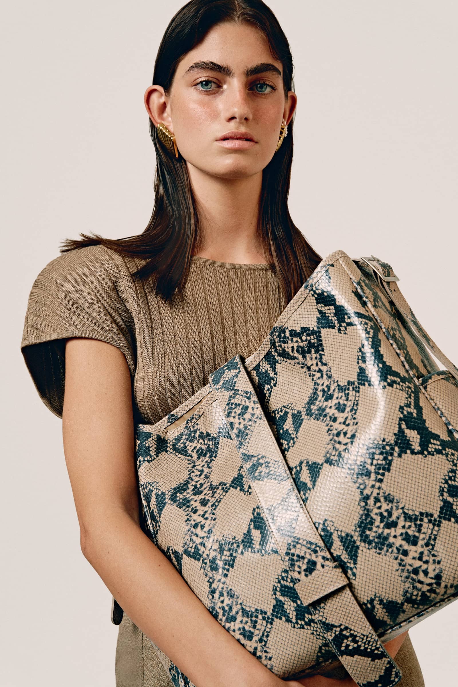 Cocó Tote Snakeskin-print made by Phialebel