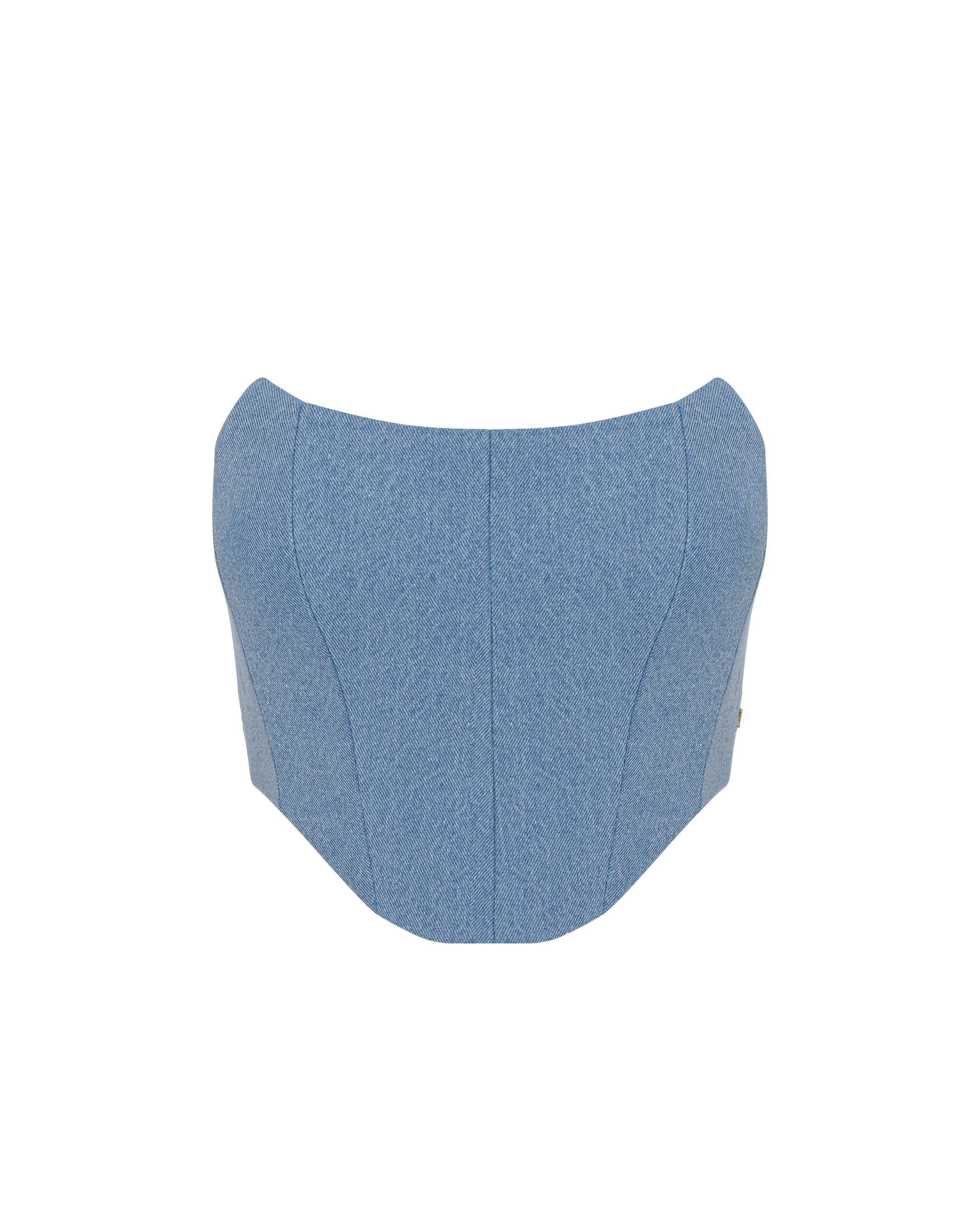 Denim Corset Top made by ONORI