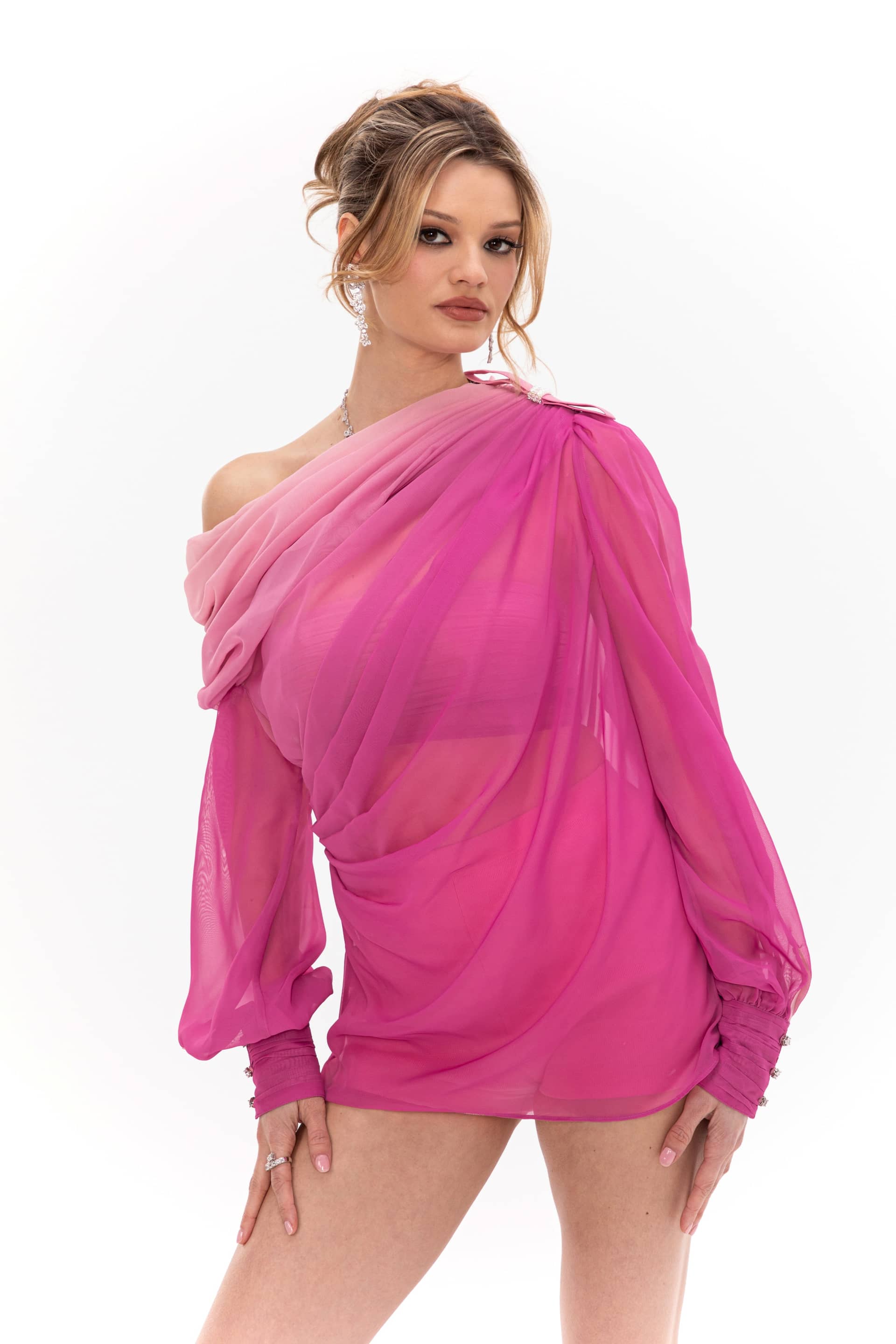 Selene Top (Pink) made by Nana Jacqueline