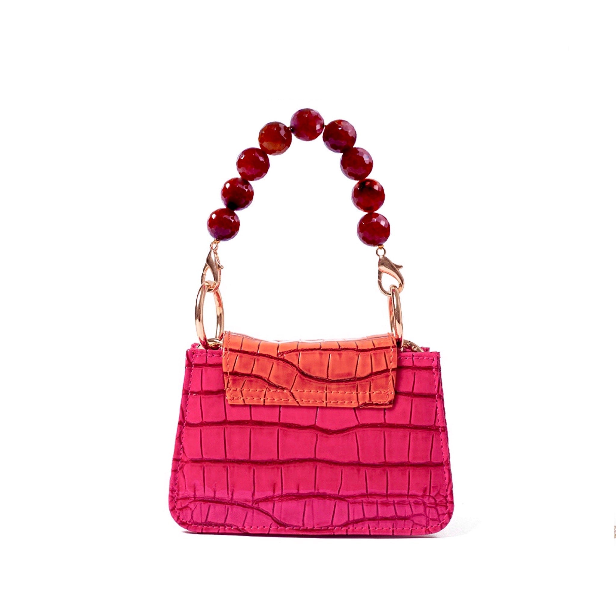 Horra - Orange x Fushia - Mini bag made by ALIEL