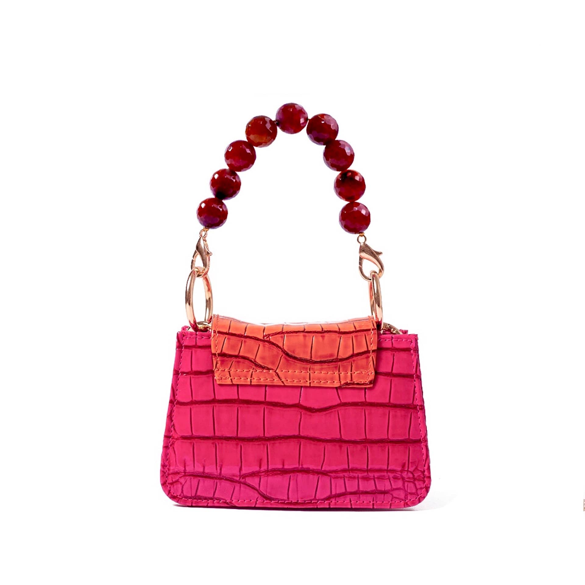 Horra - Orange x Fushia - Mini bag made by ALIEL
