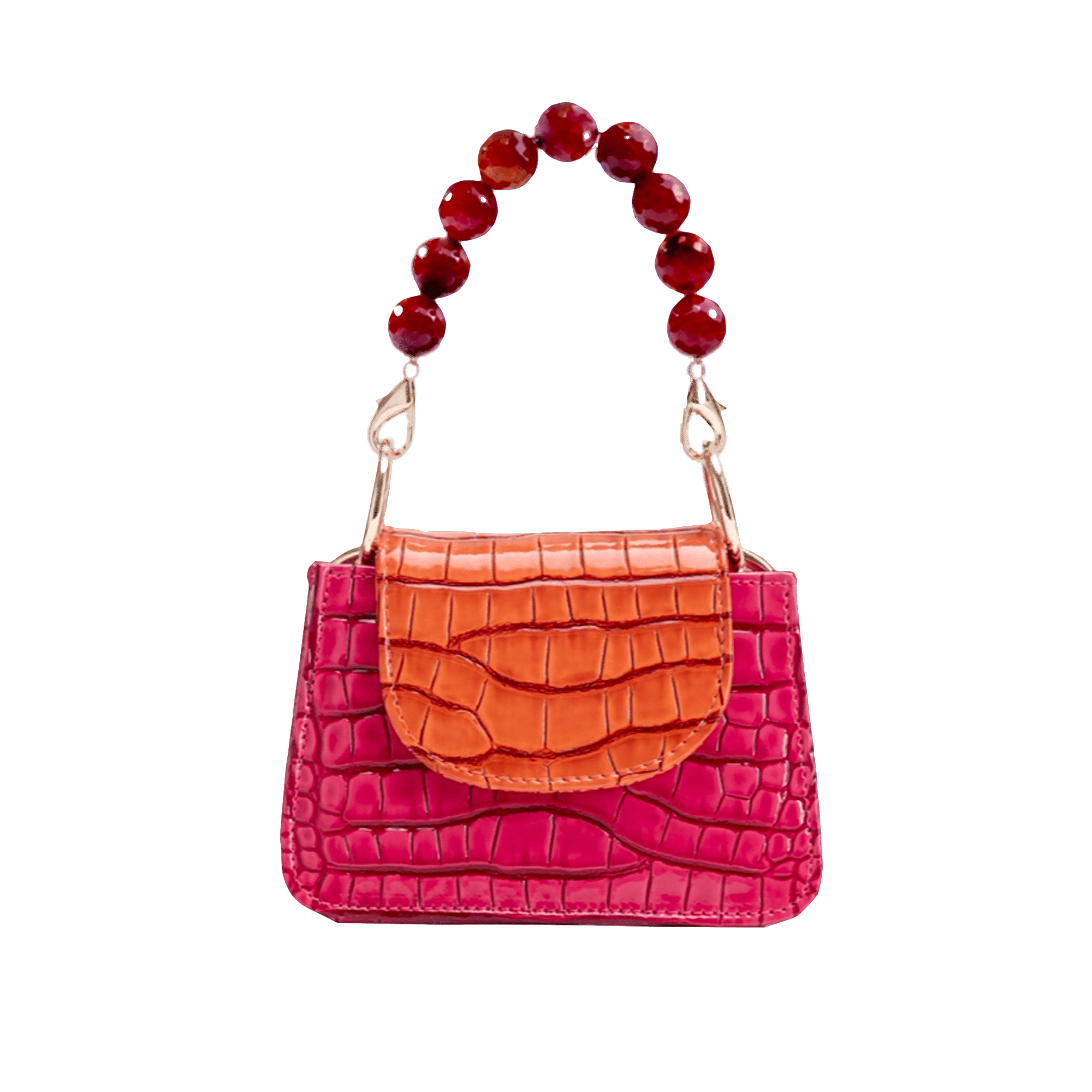 Horra - Orange x Fushia - Mini bag made by ALIEL
