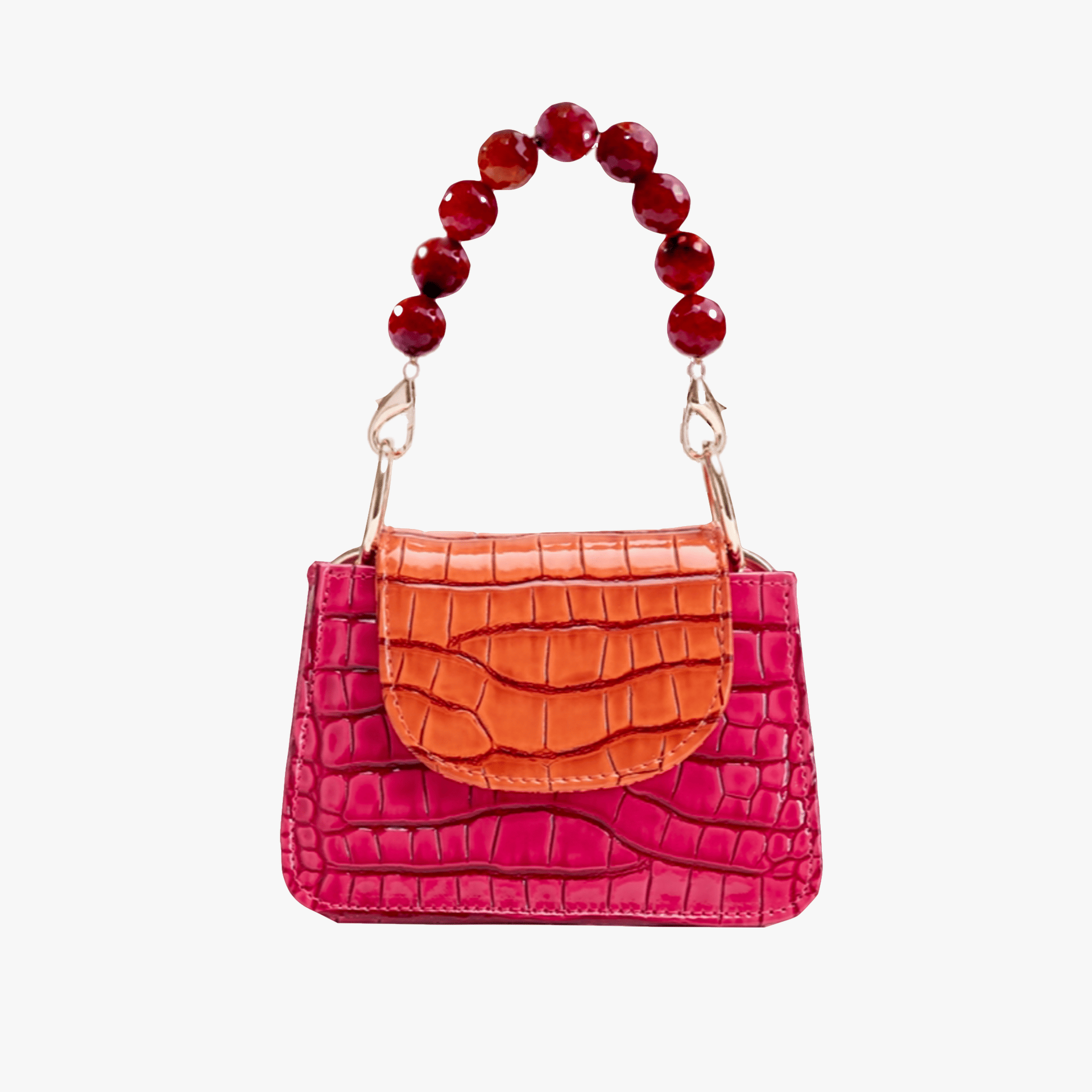 Horra - Orange x Fushia - Mini bag made by ALIEL