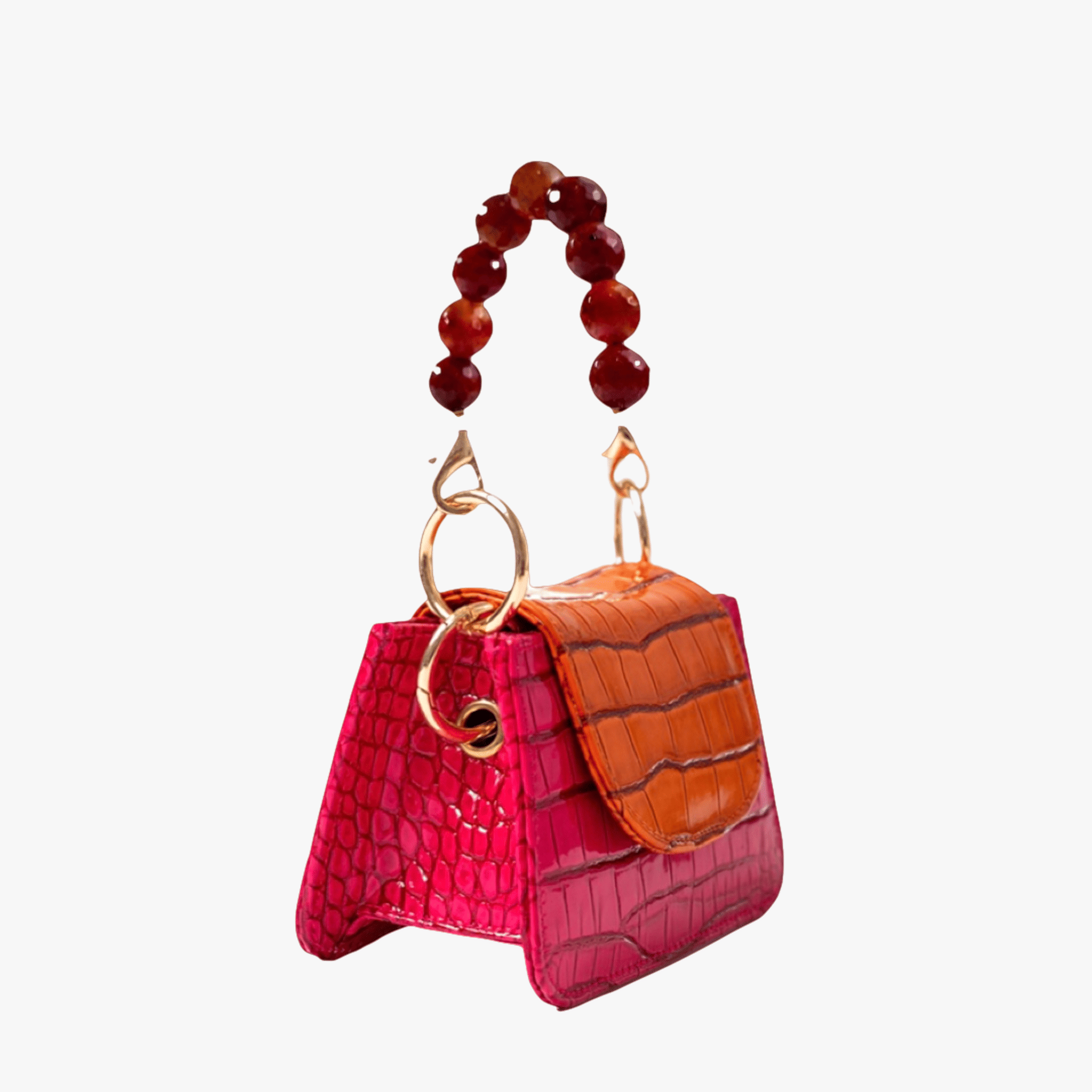 Horra - Orange x Fushia - Mini bag made by ALIEL