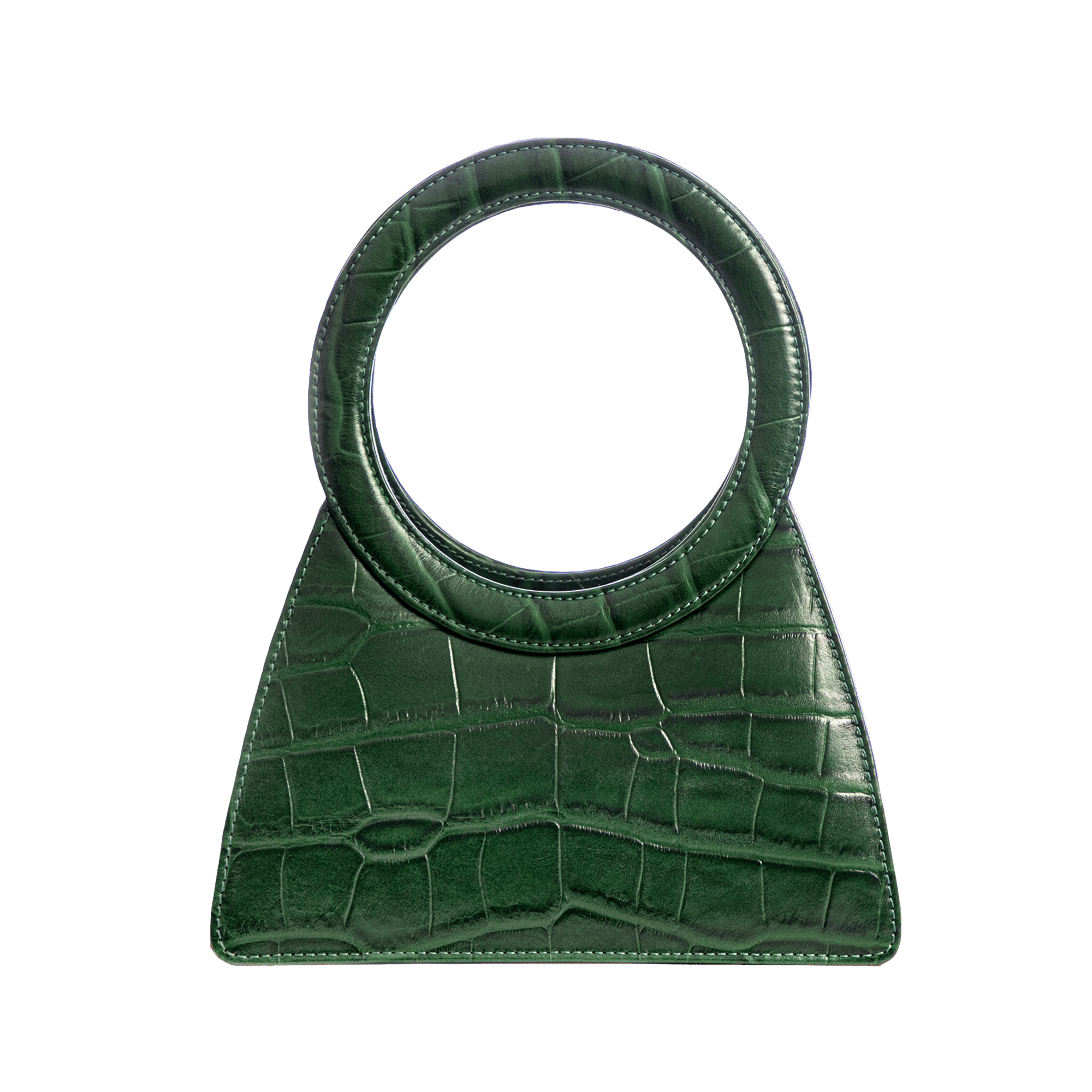 Aseela - Emerald - Circular Top Handle made by ALIEL