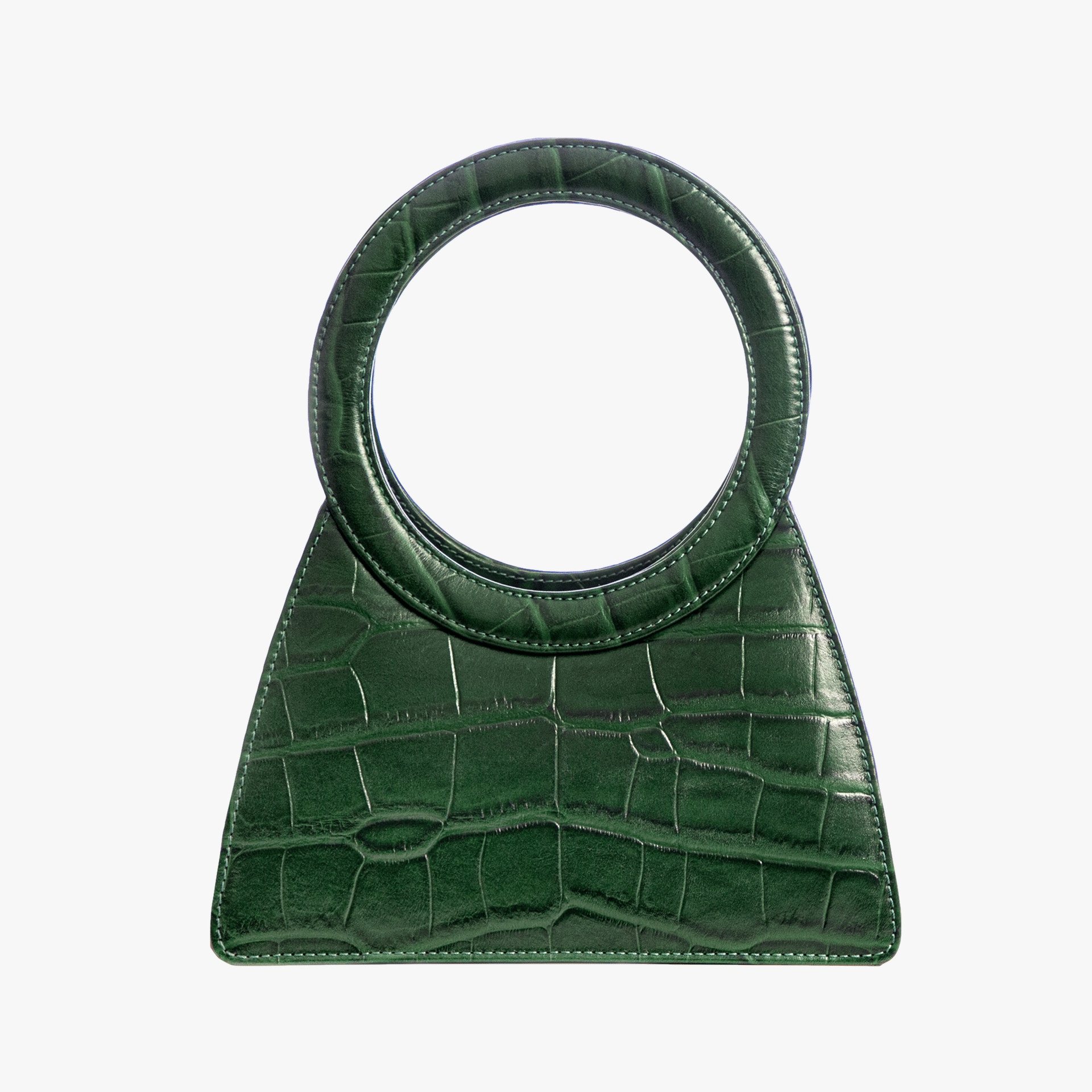 Aseela - Emerald - Circular Top Handle made by ALIEL