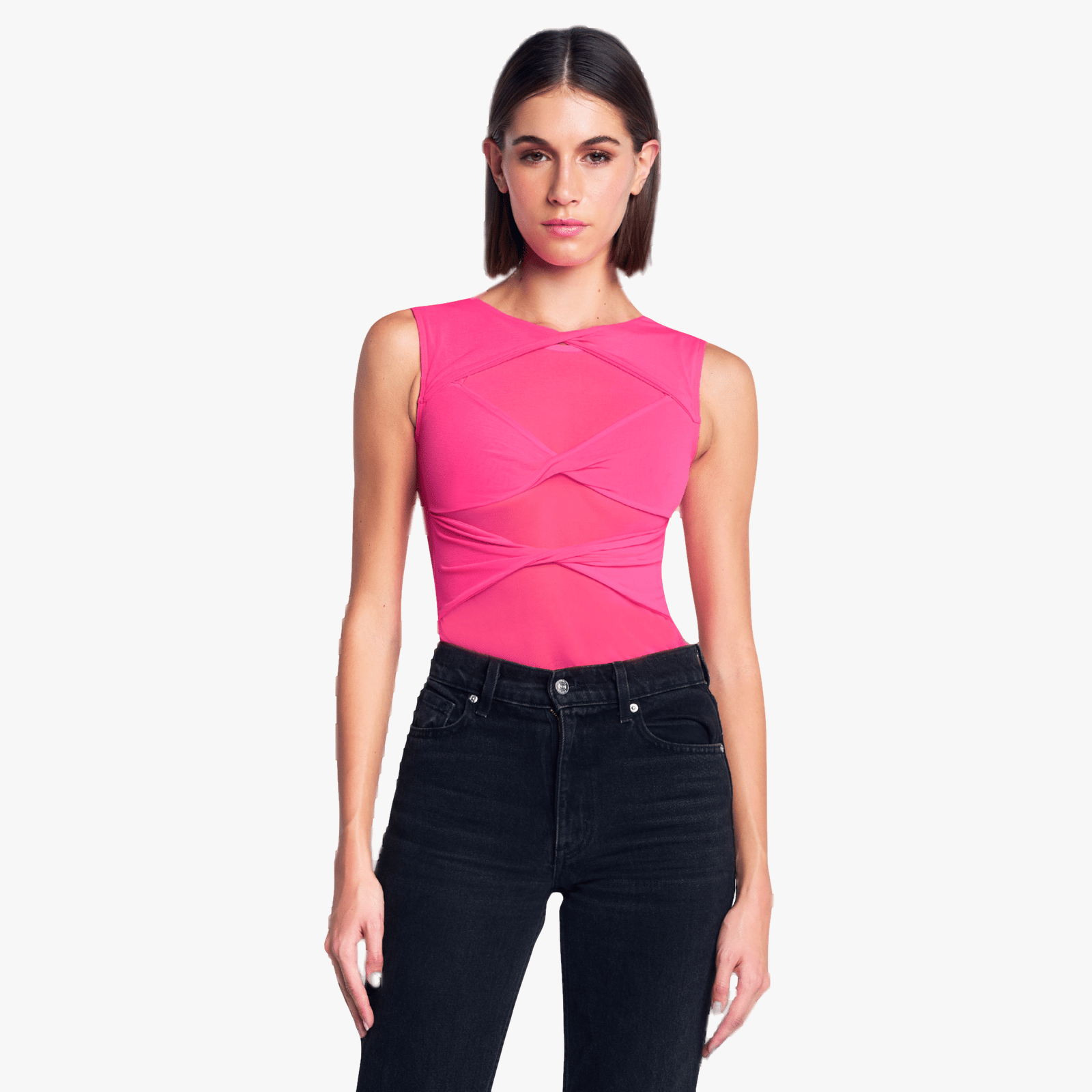 CLARA Sheer Bodysuit made by OW Collection