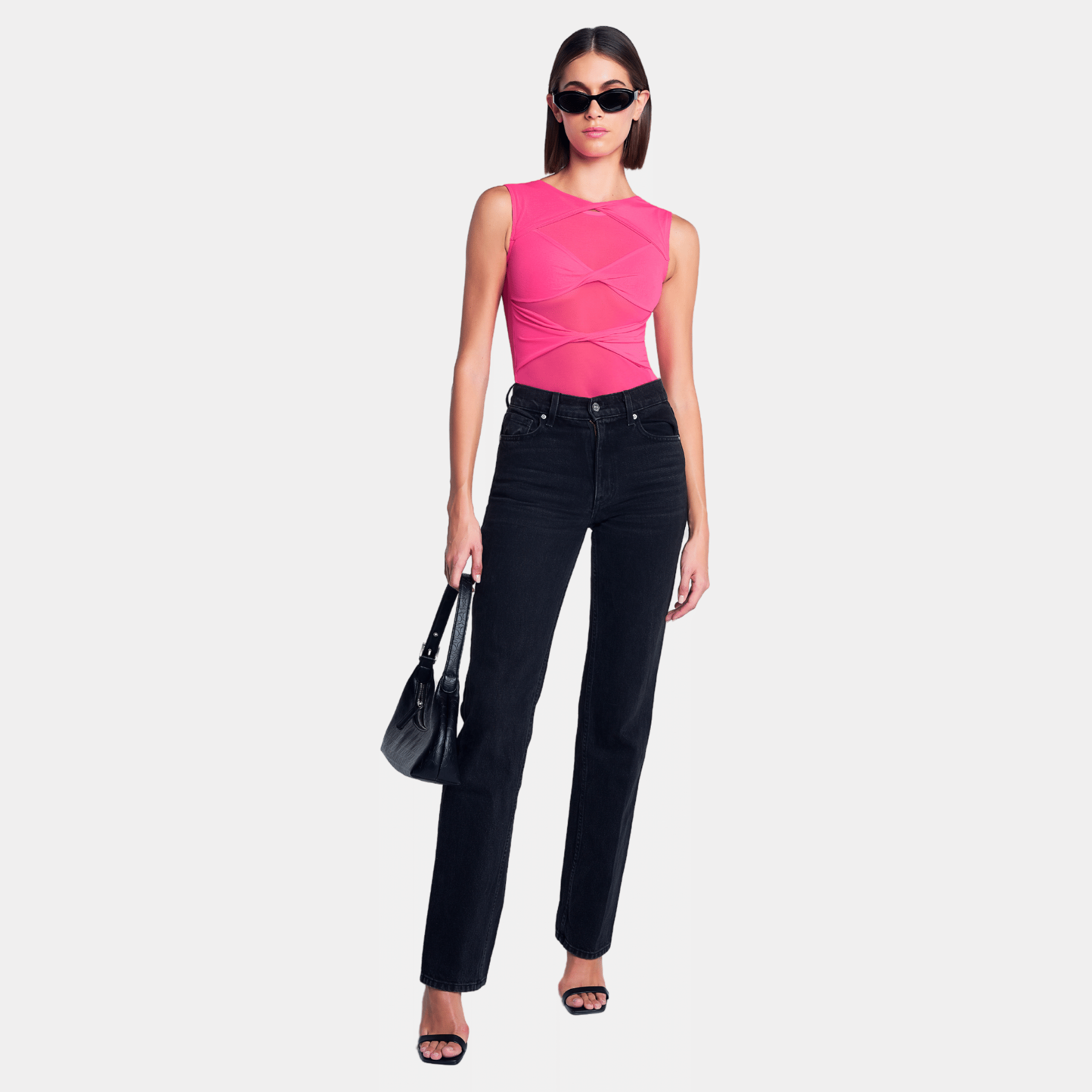 CLARA Sheer Bodysuit made by OW Collection