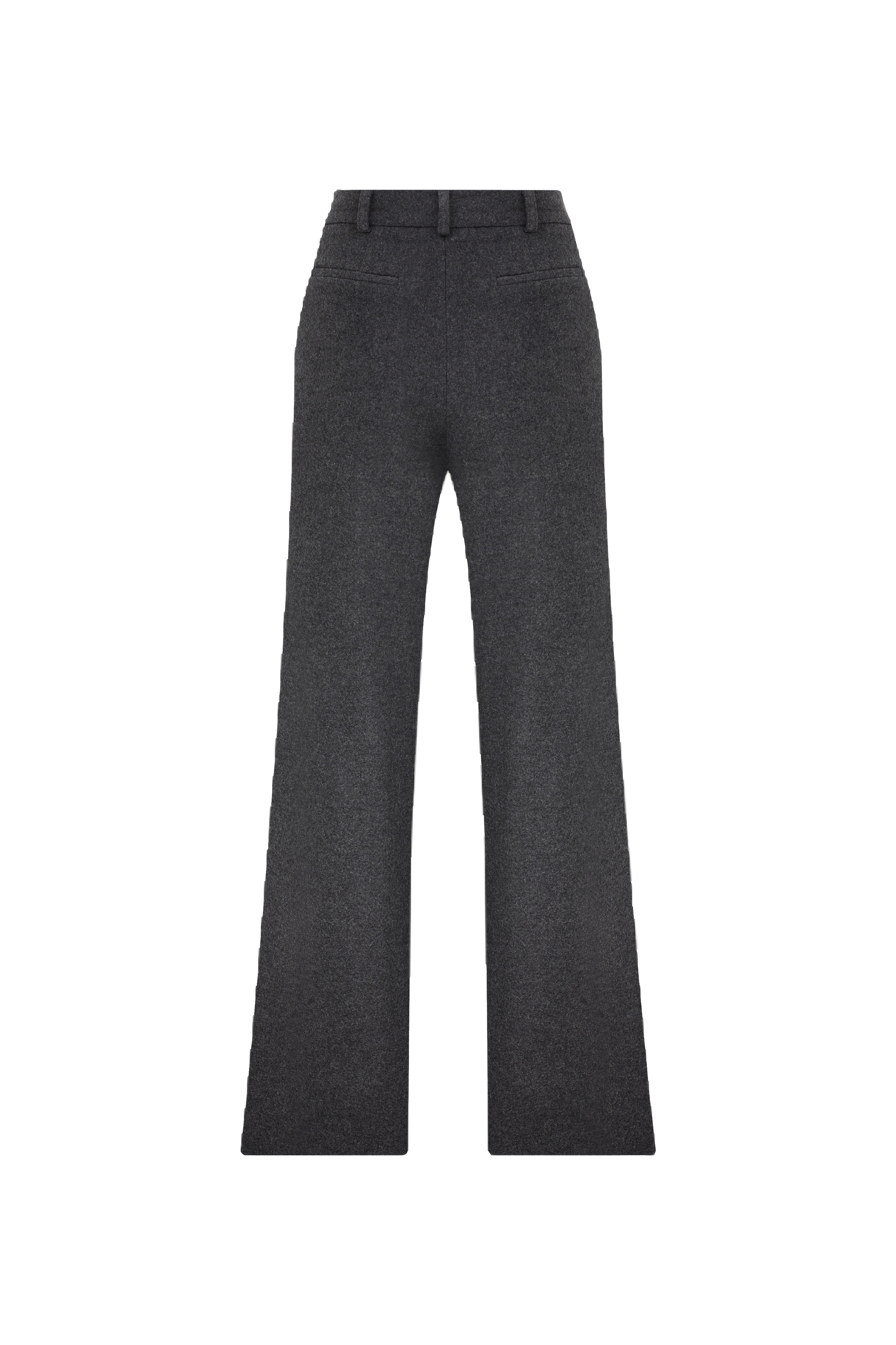 Millie Wool Trousers in Antracite in Grey made by Nazli Ceren