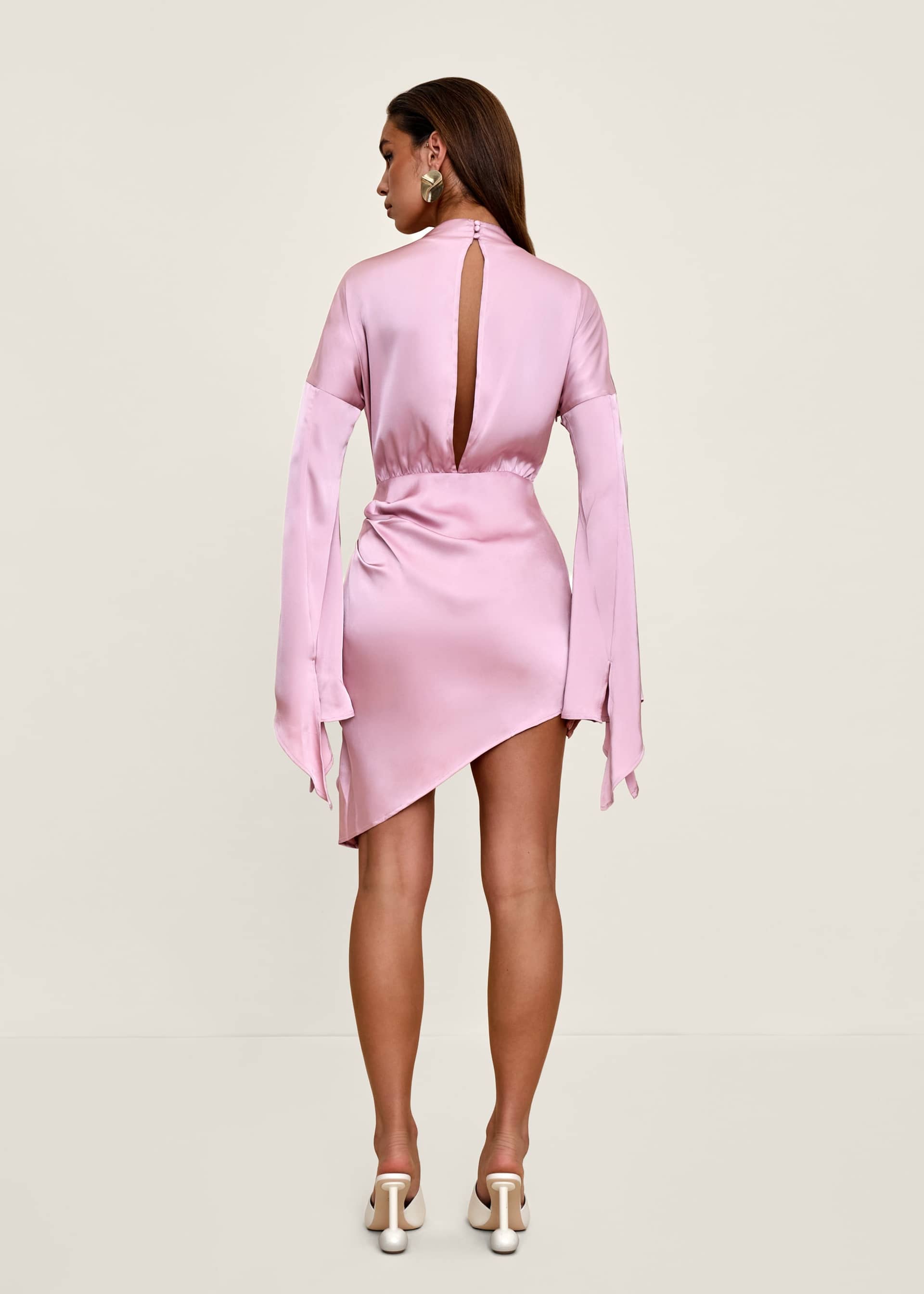 KARI DRESS - POWDER PINK made by Andrea Iyamah