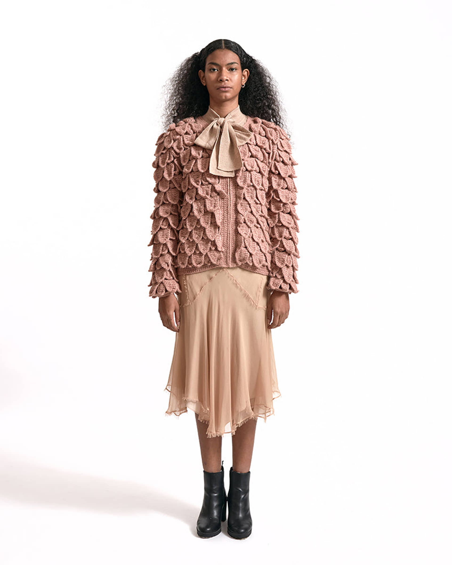 ROSIE jacket in Pink made by AYNI