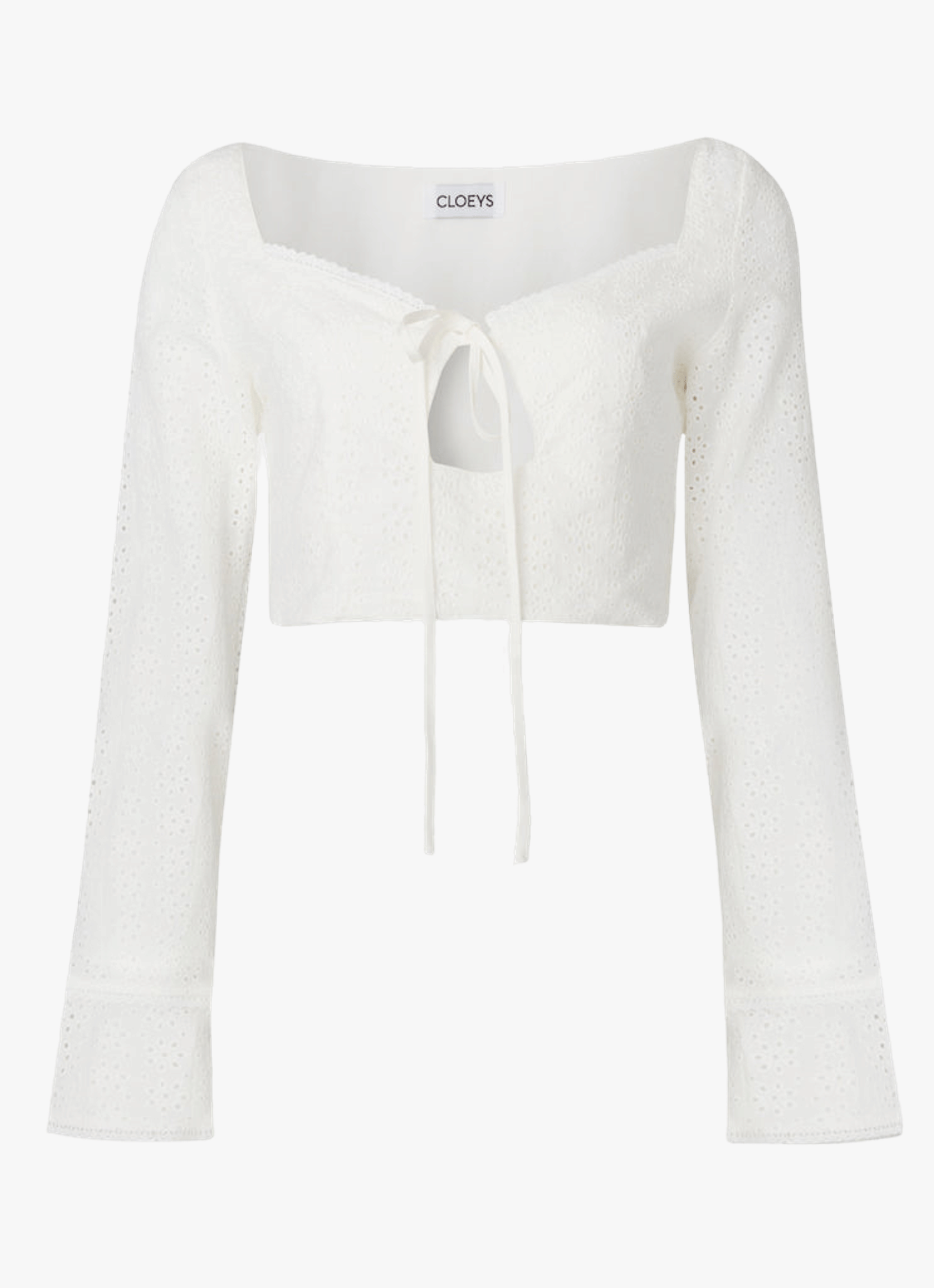 Broderie Anglaise top made by CLOEYS