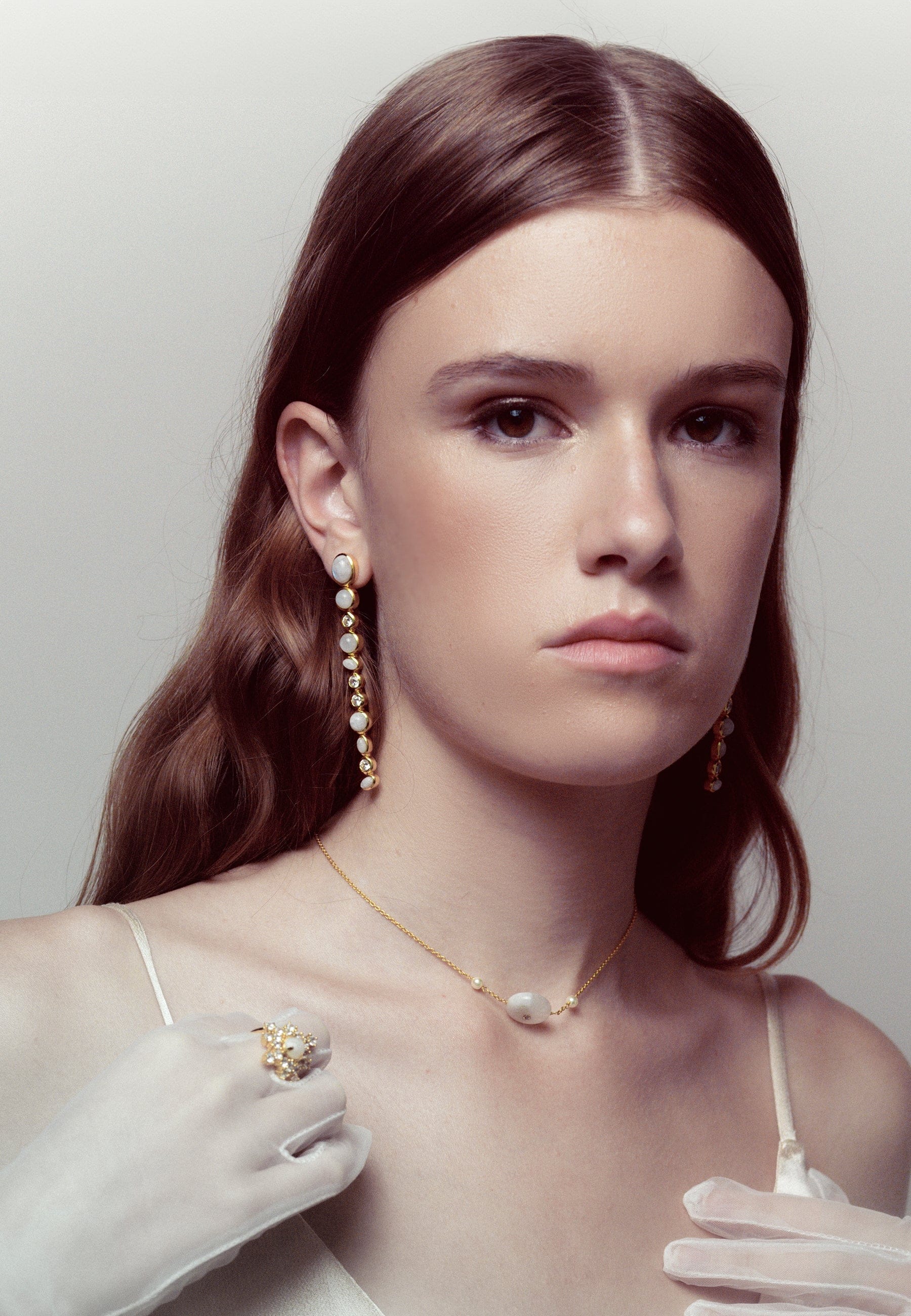 Pendientes Ayla Piedraluna made by Lavani Jewels