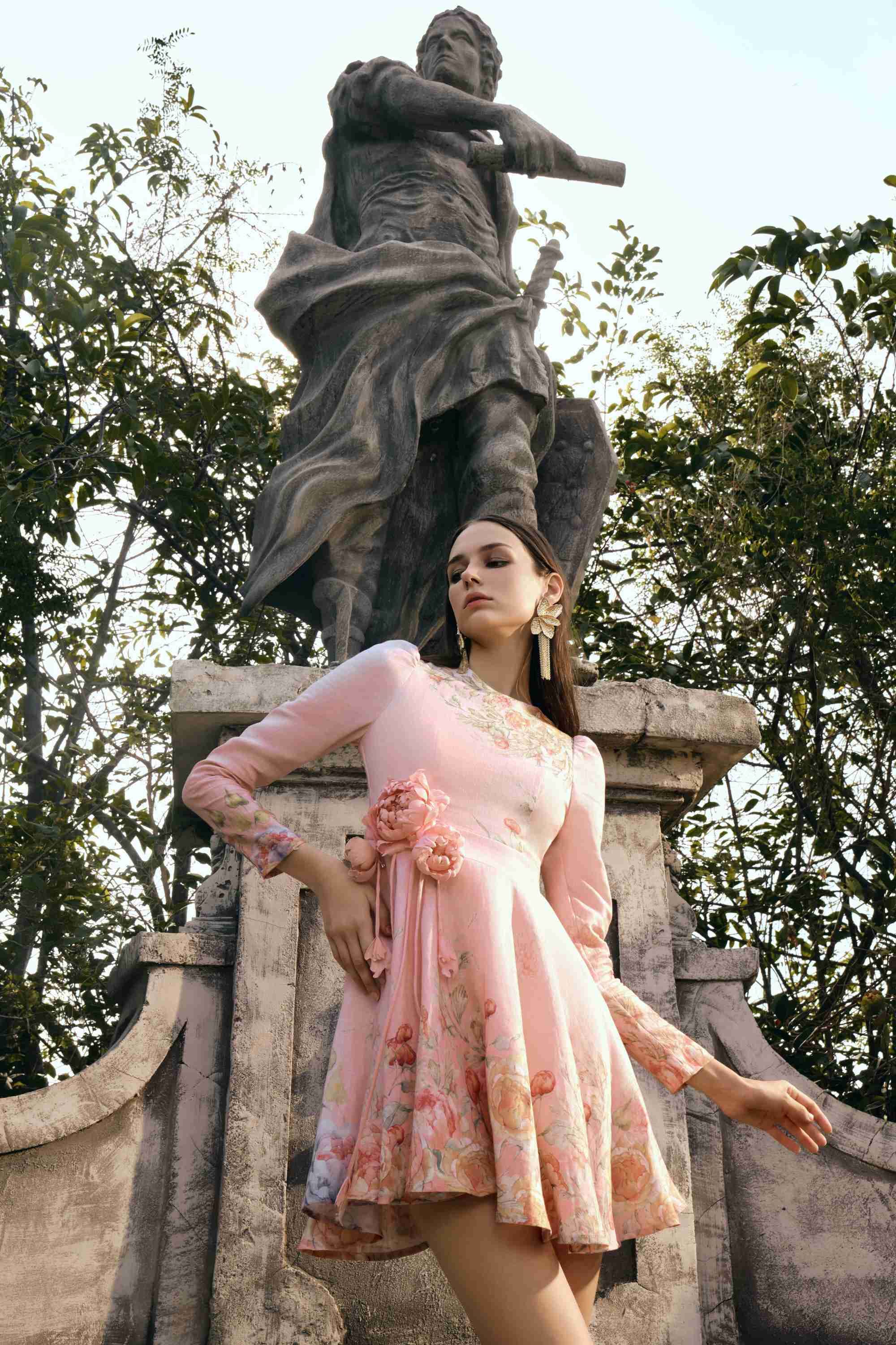 Ethereal Mini Dress made by JUSTIN TONG