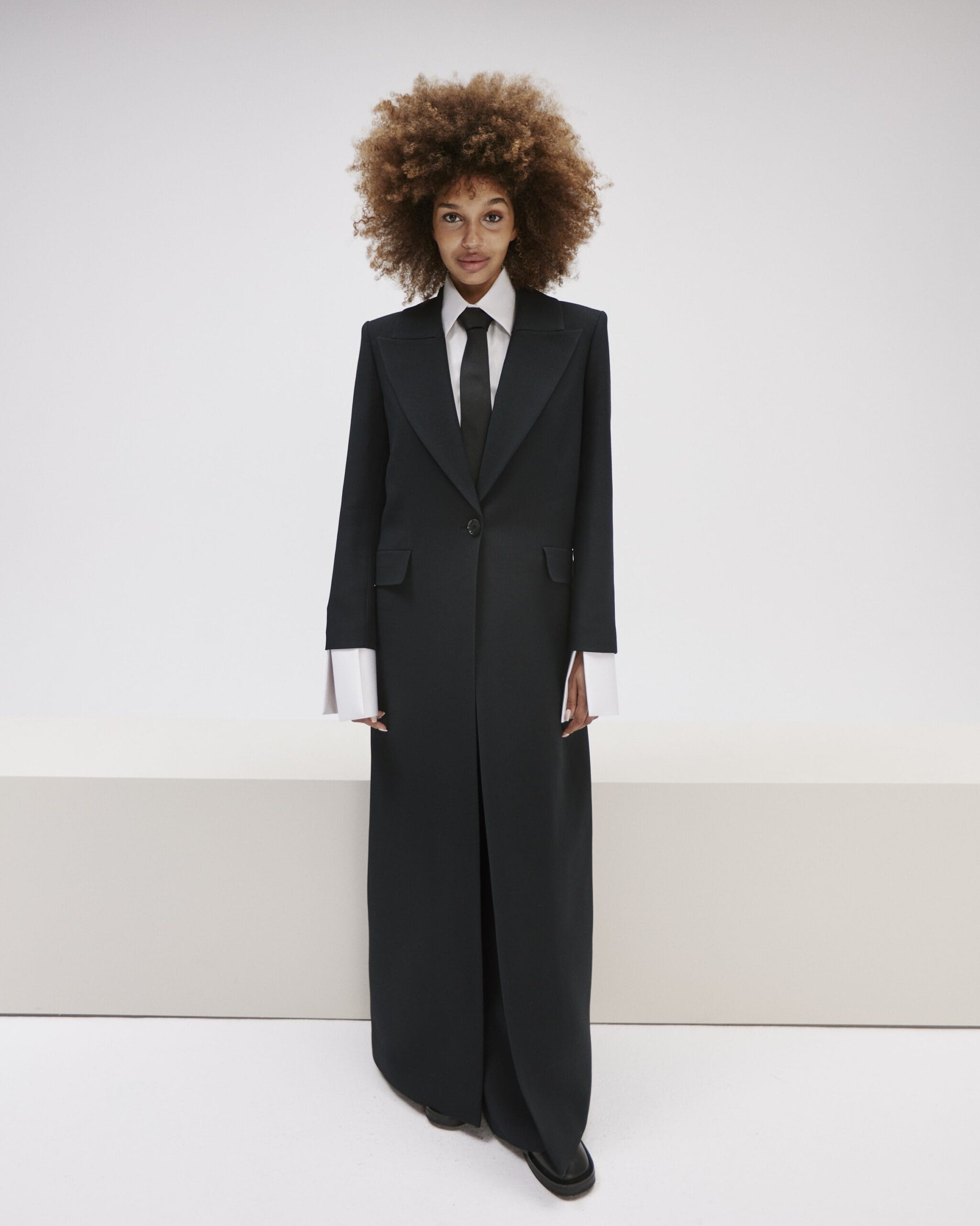 Long Woolen Coat made by YAVORSKA