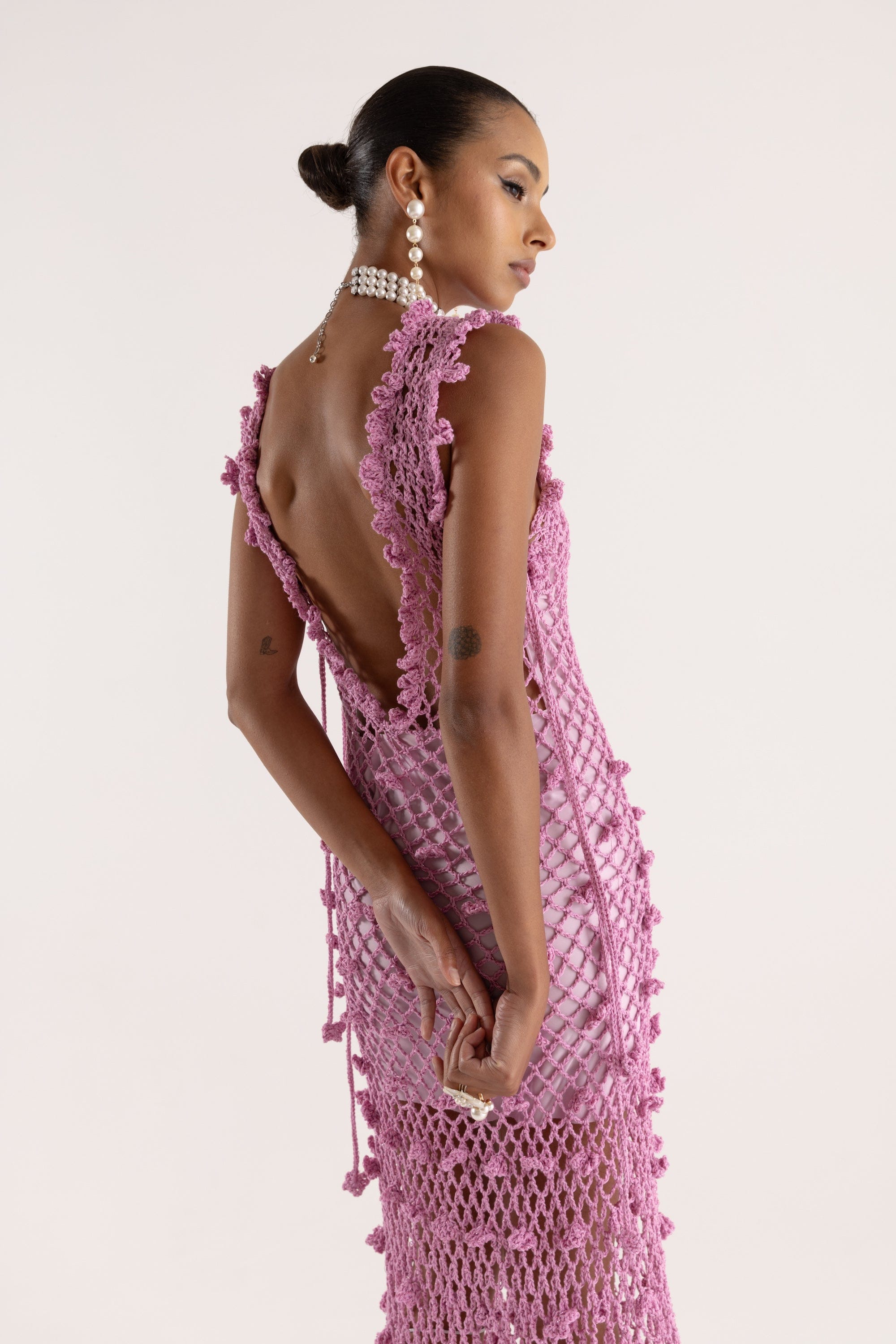 Sofia Handmade Knit Dress made by ANDREEVA