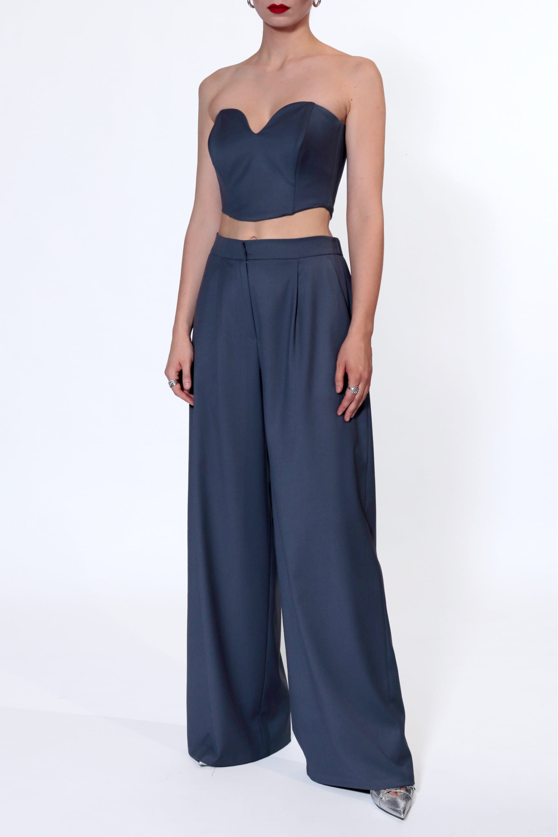 Corset Lara Moonlight Blue made by HALEWSKI