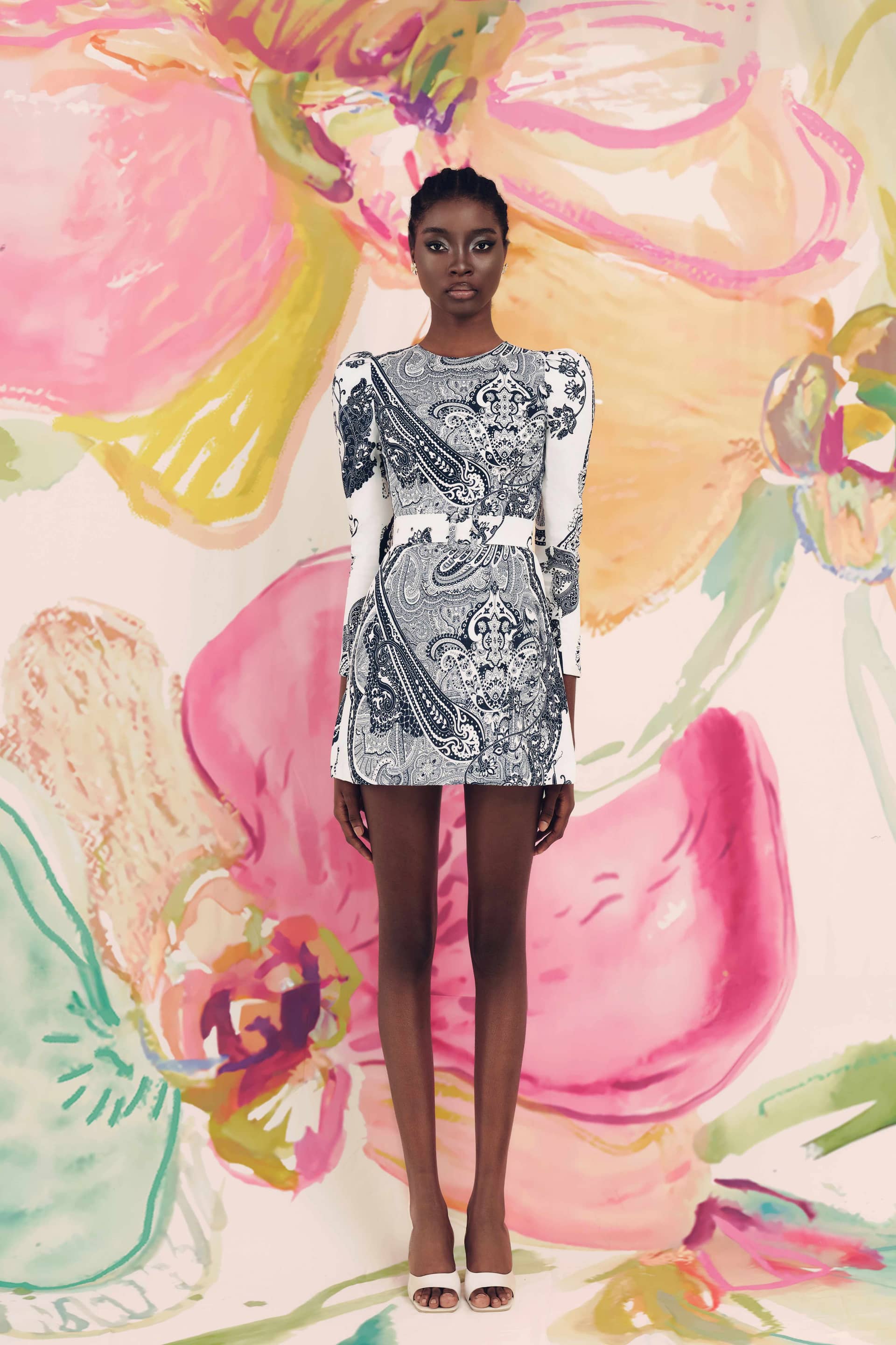 Hazel Mini Dress made by JUSTIN TONG