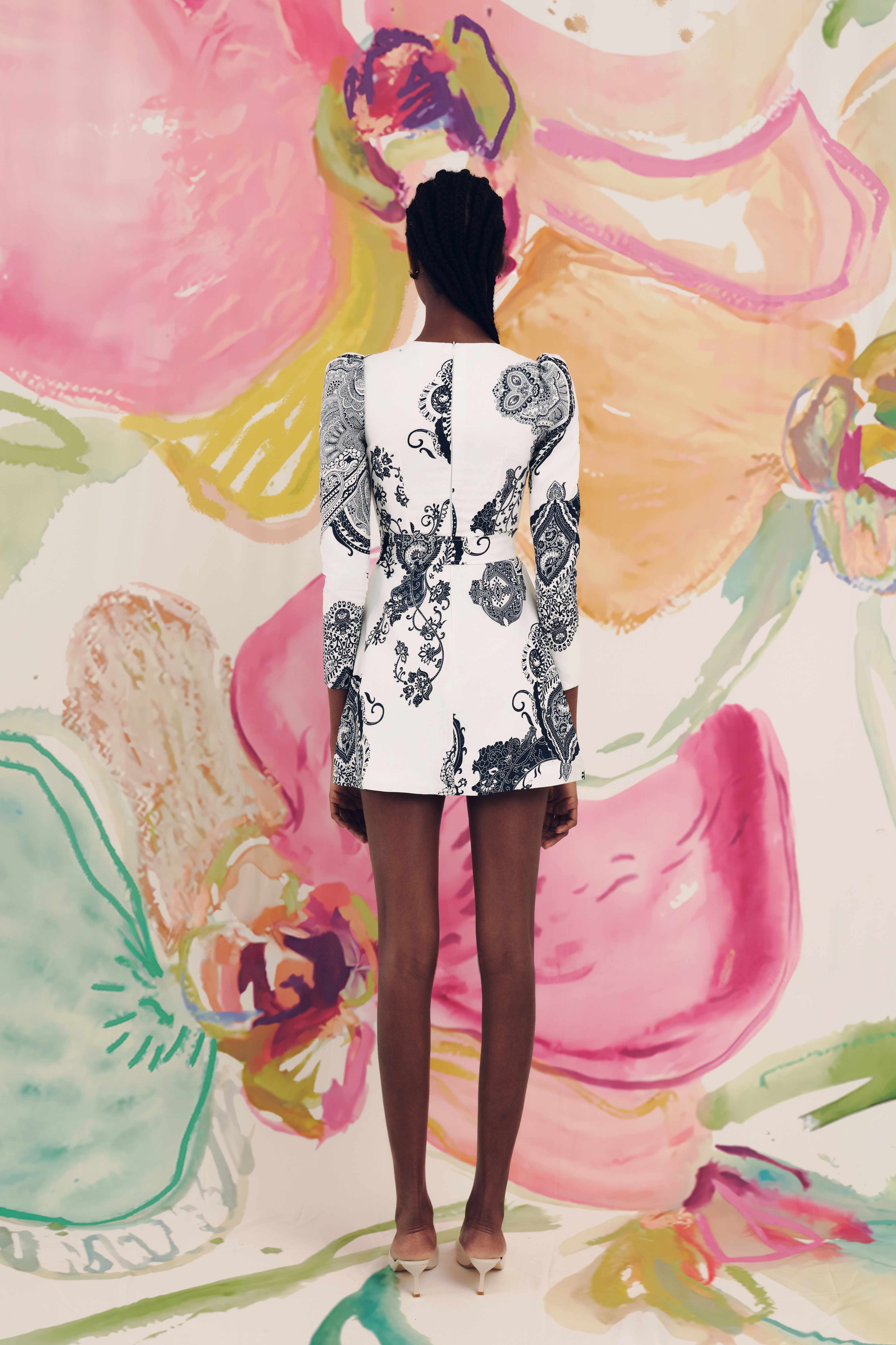 Hazel Mini Dress made by JUSTIN TONG