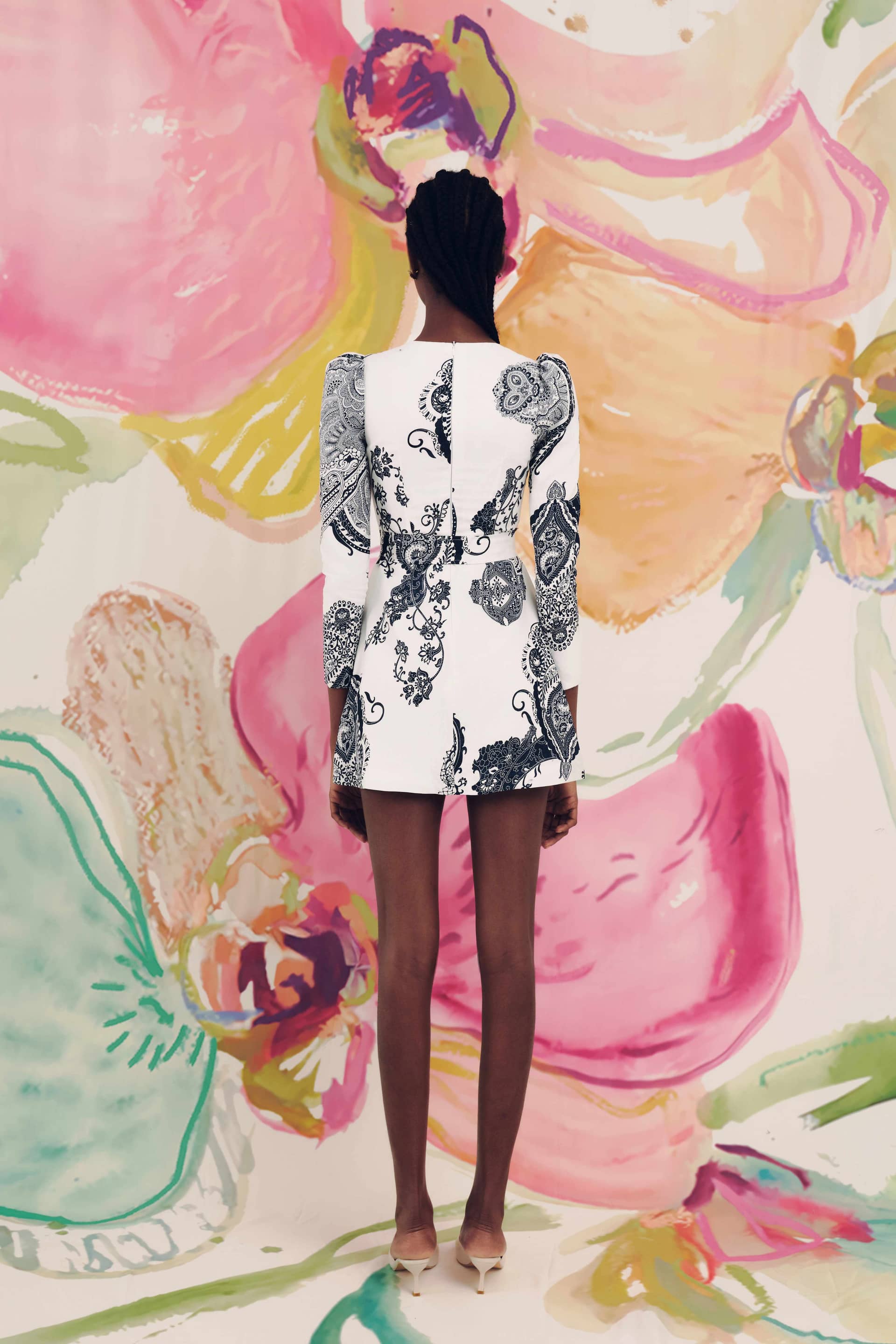 Hazel Mini Dress made by JUSTIN TONG