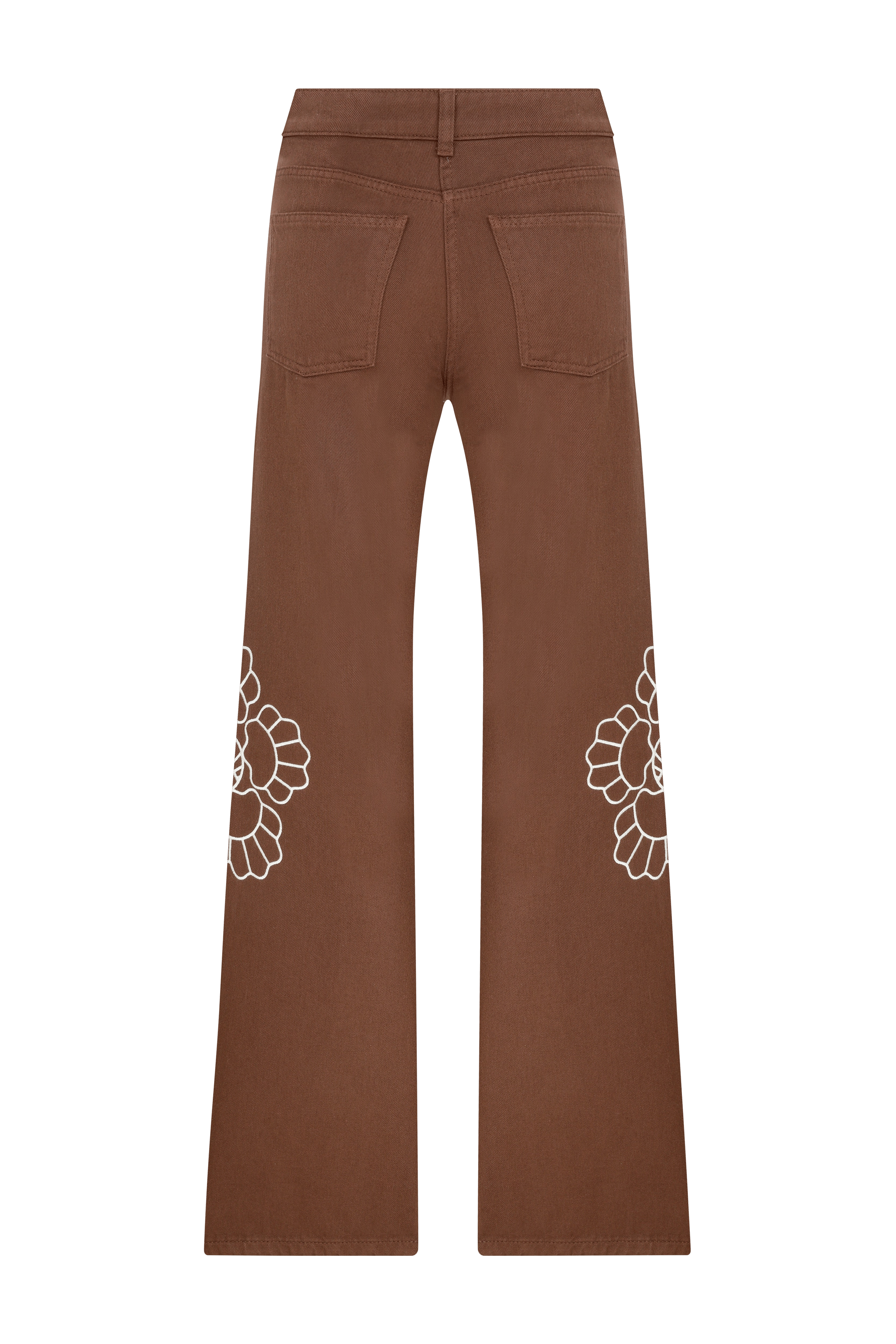 Iconic Emblem Toffee Jeans made by Declara