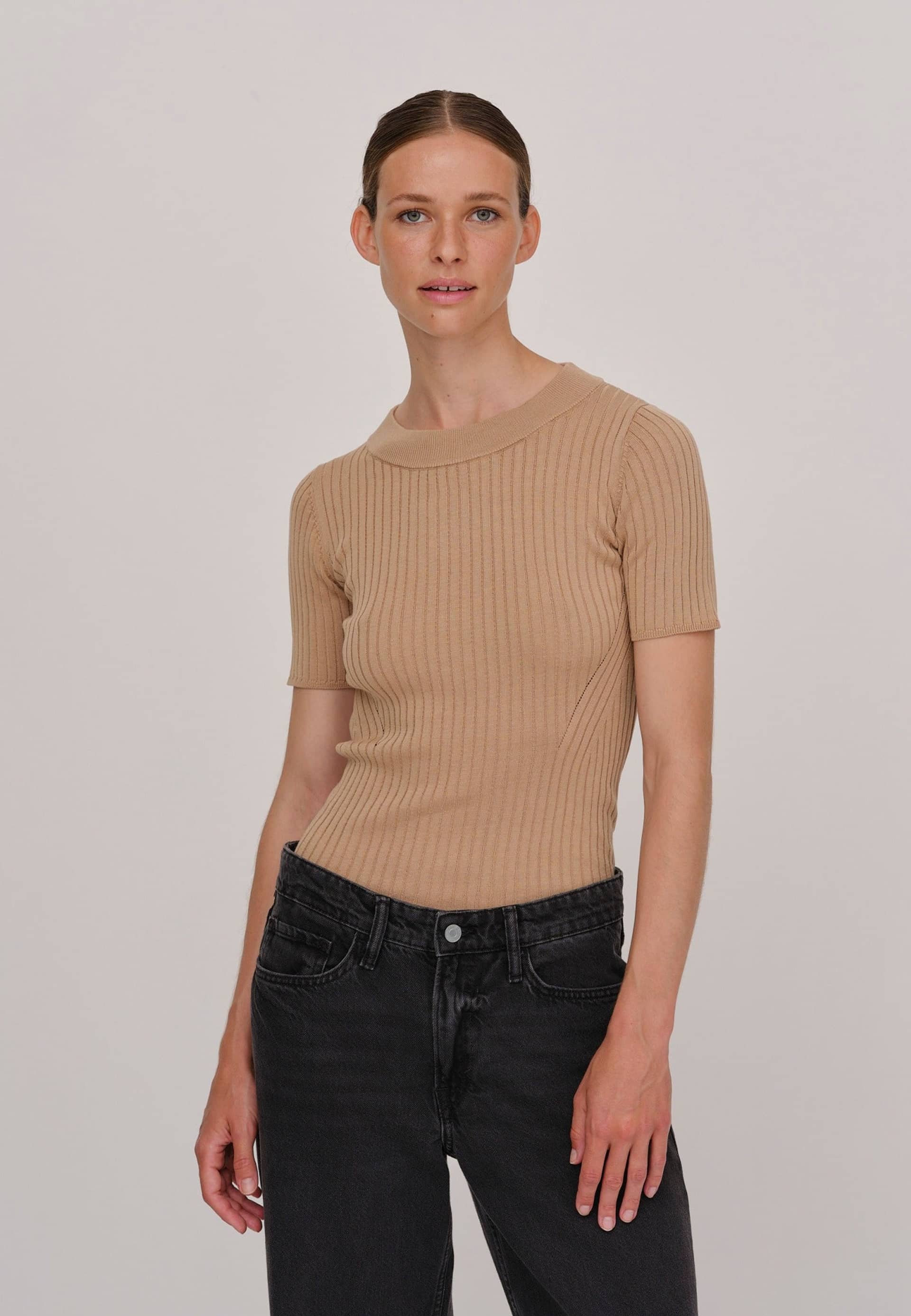 Doofy Knit Blouse - Croissant made by HERSKIND