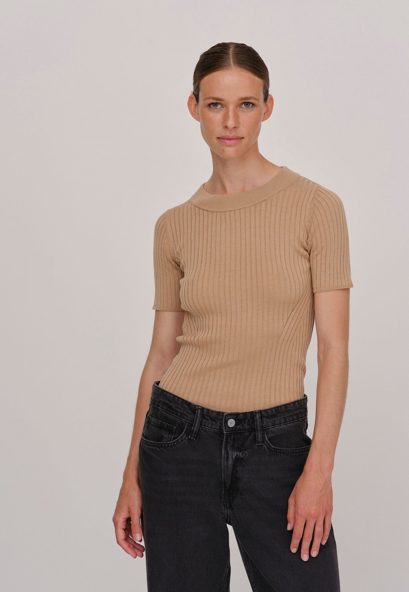 Doofy Knit Blouse - Croissant made by HERSKIND