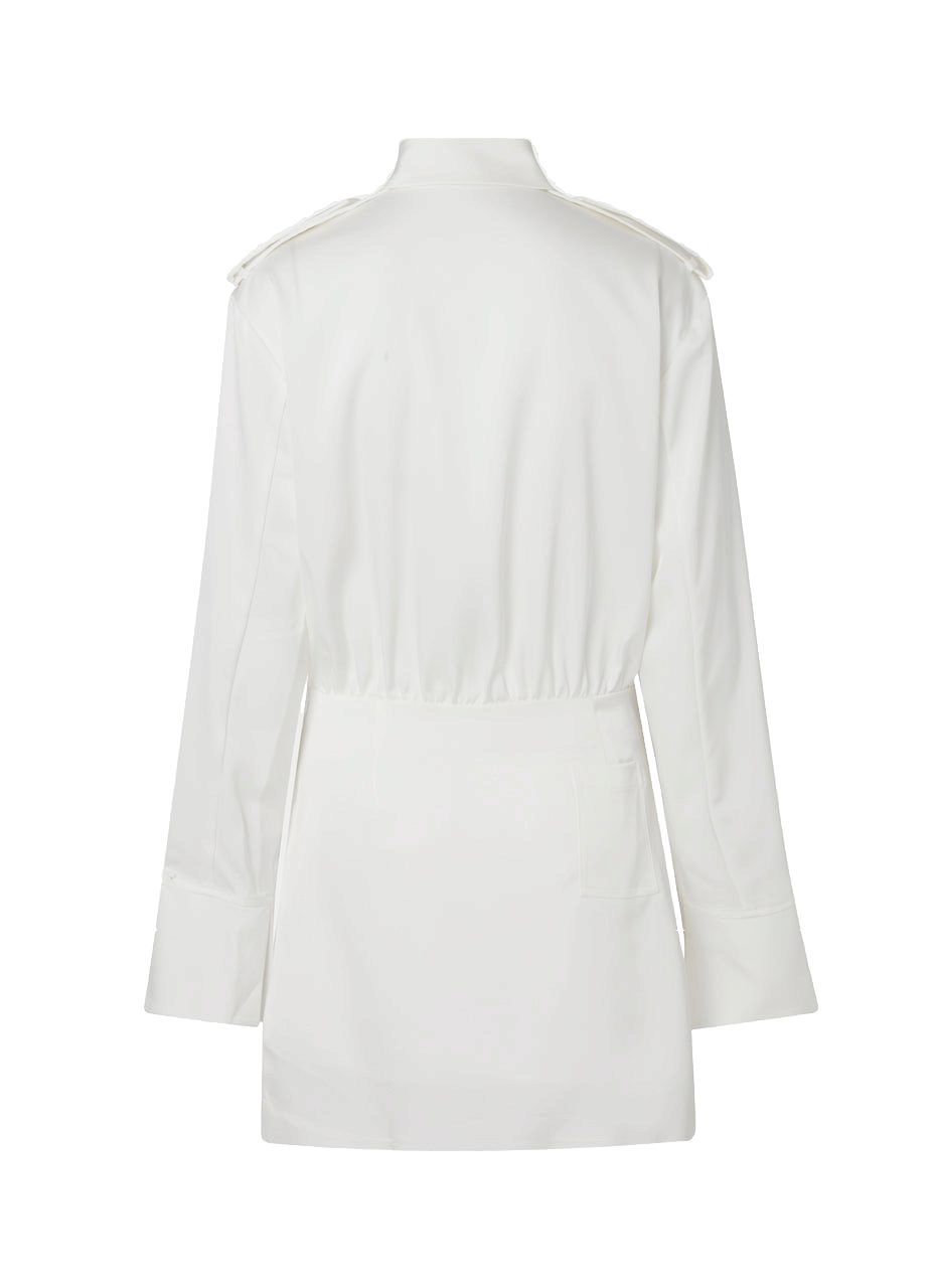 Satin white dress made by CLOEYS