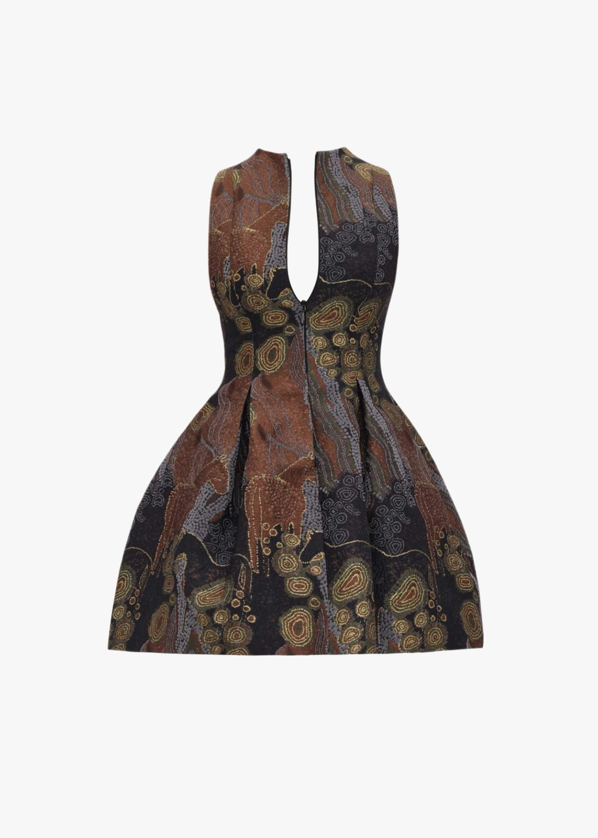 VENTI DRESS - KAVA JACQUARD made by Andrea Iyamah