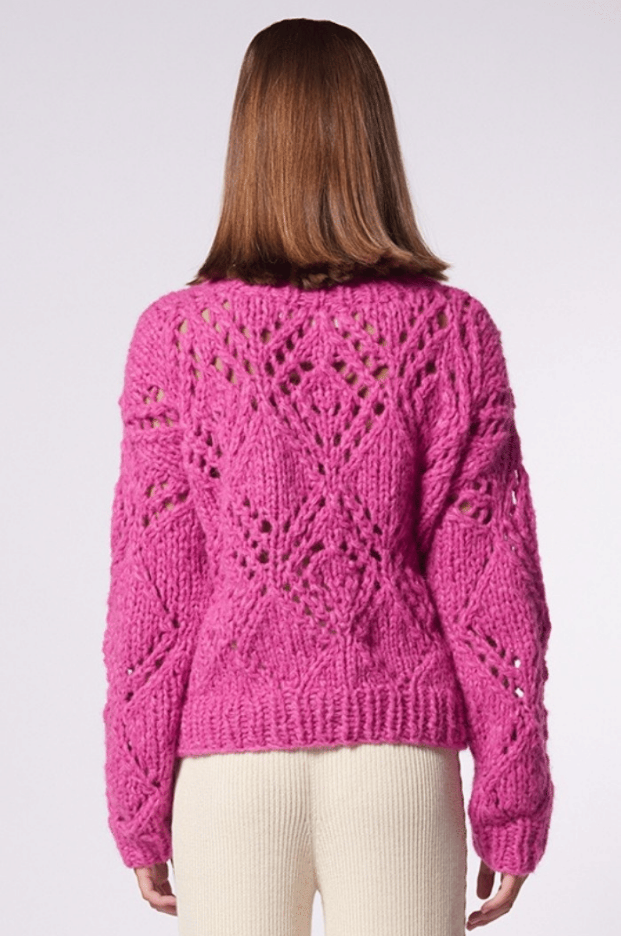 PUYTU sweater in Pink made by AYNI