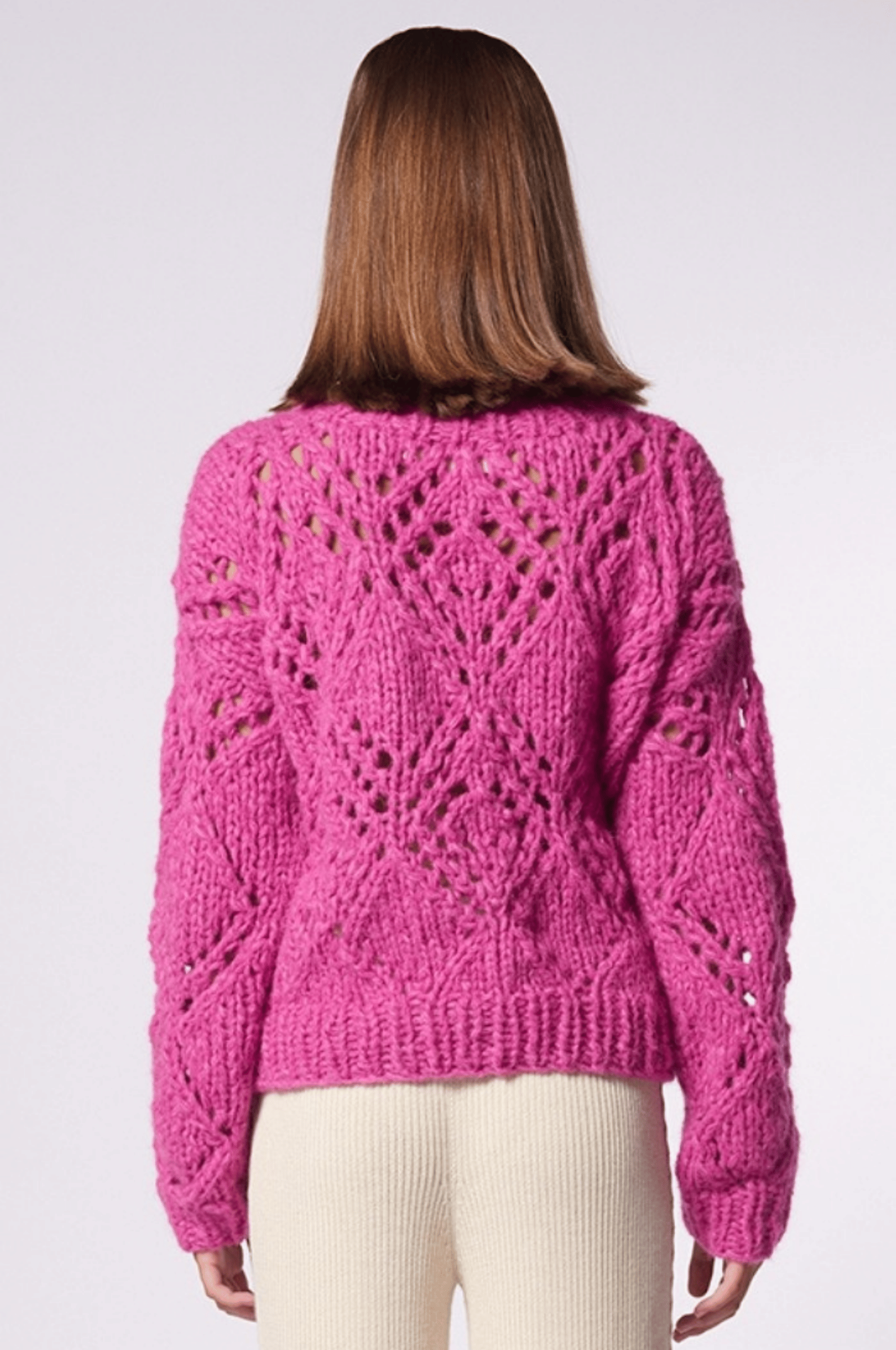 PUYTU sweater in Pink made by AYNI