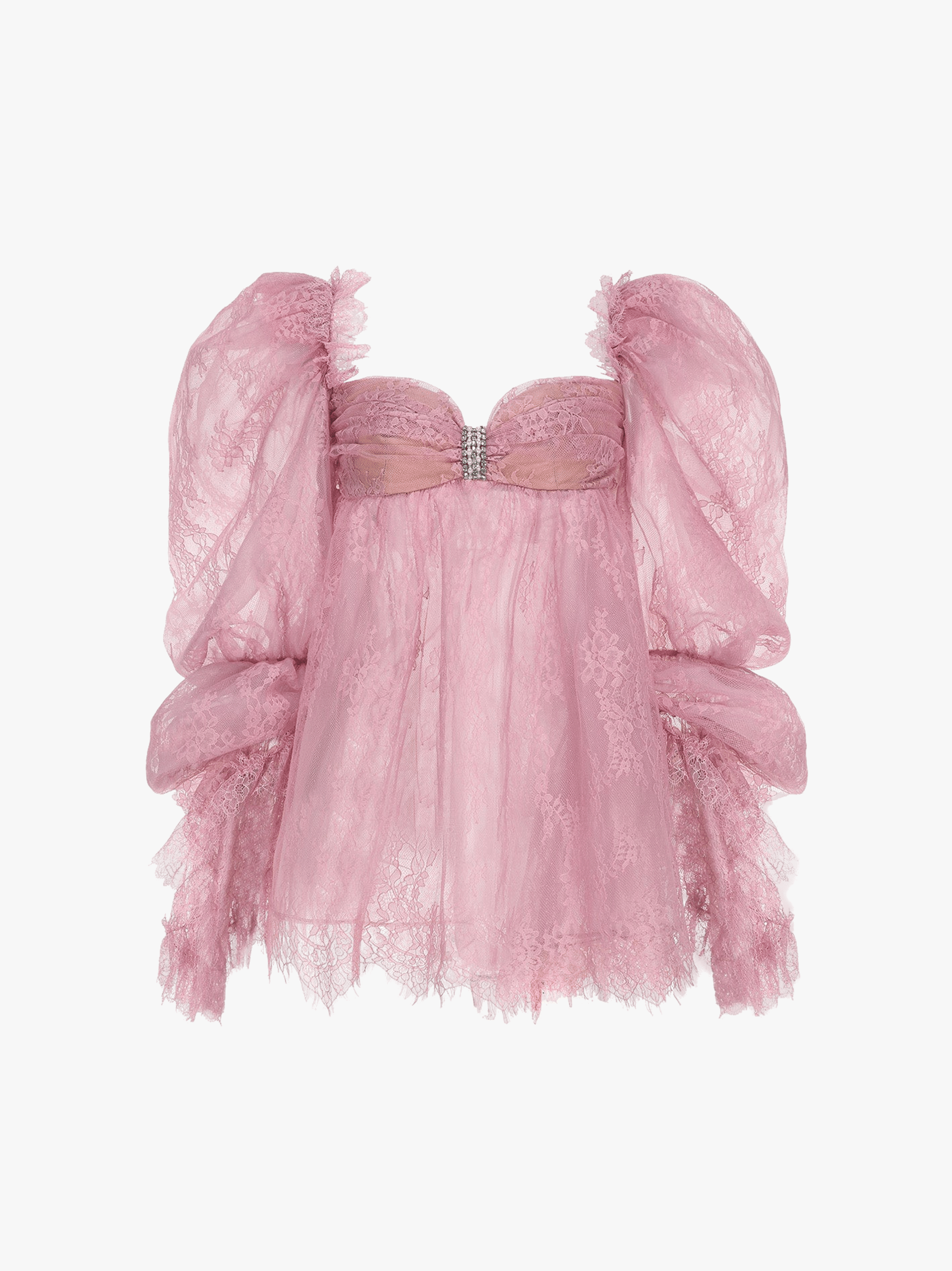 Bianca Lace Dress (Pink/Purple) made by Nana Jacqueline