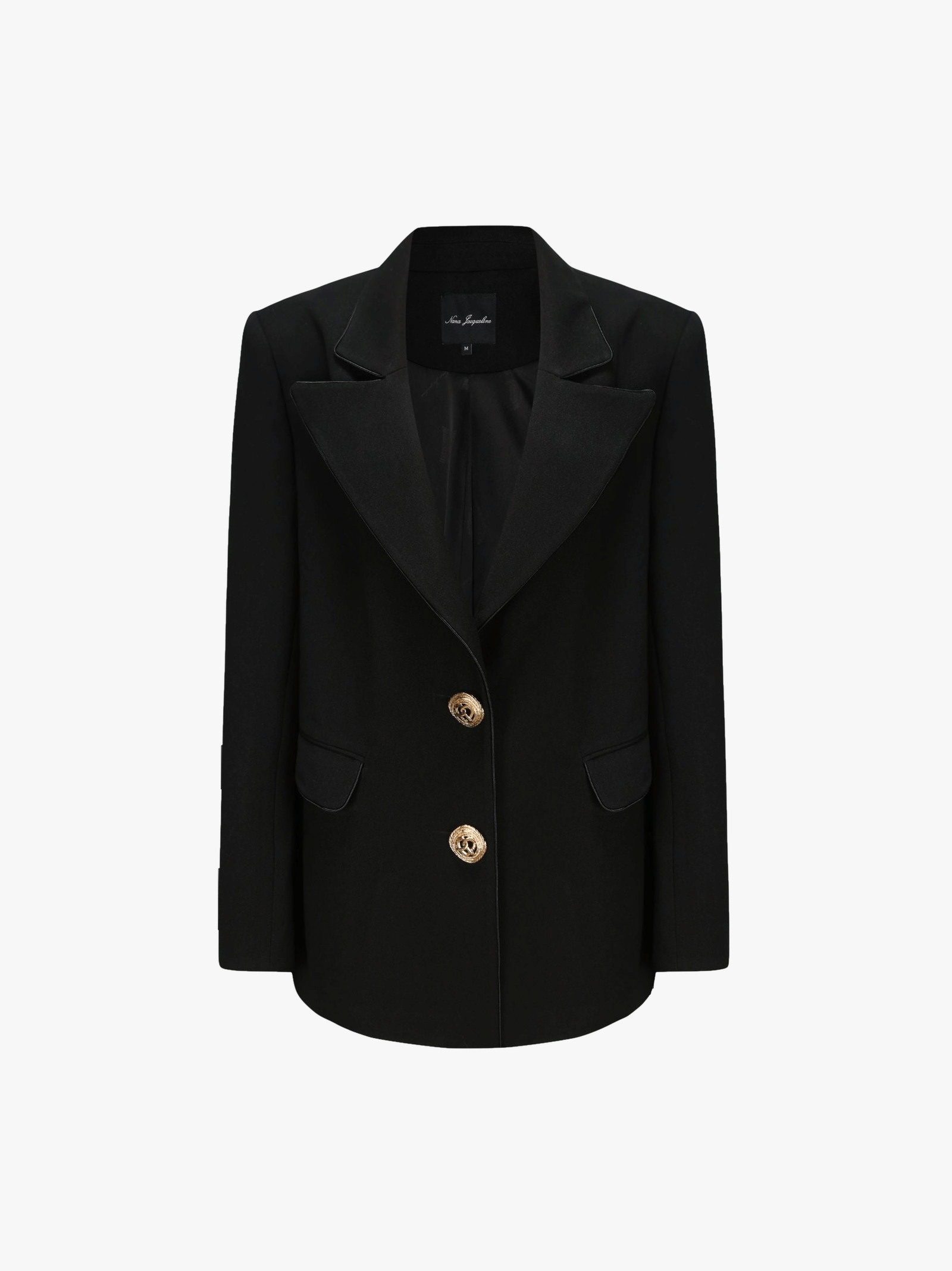 Brittany Suit Jacket in Black made by Nana Jacqueline