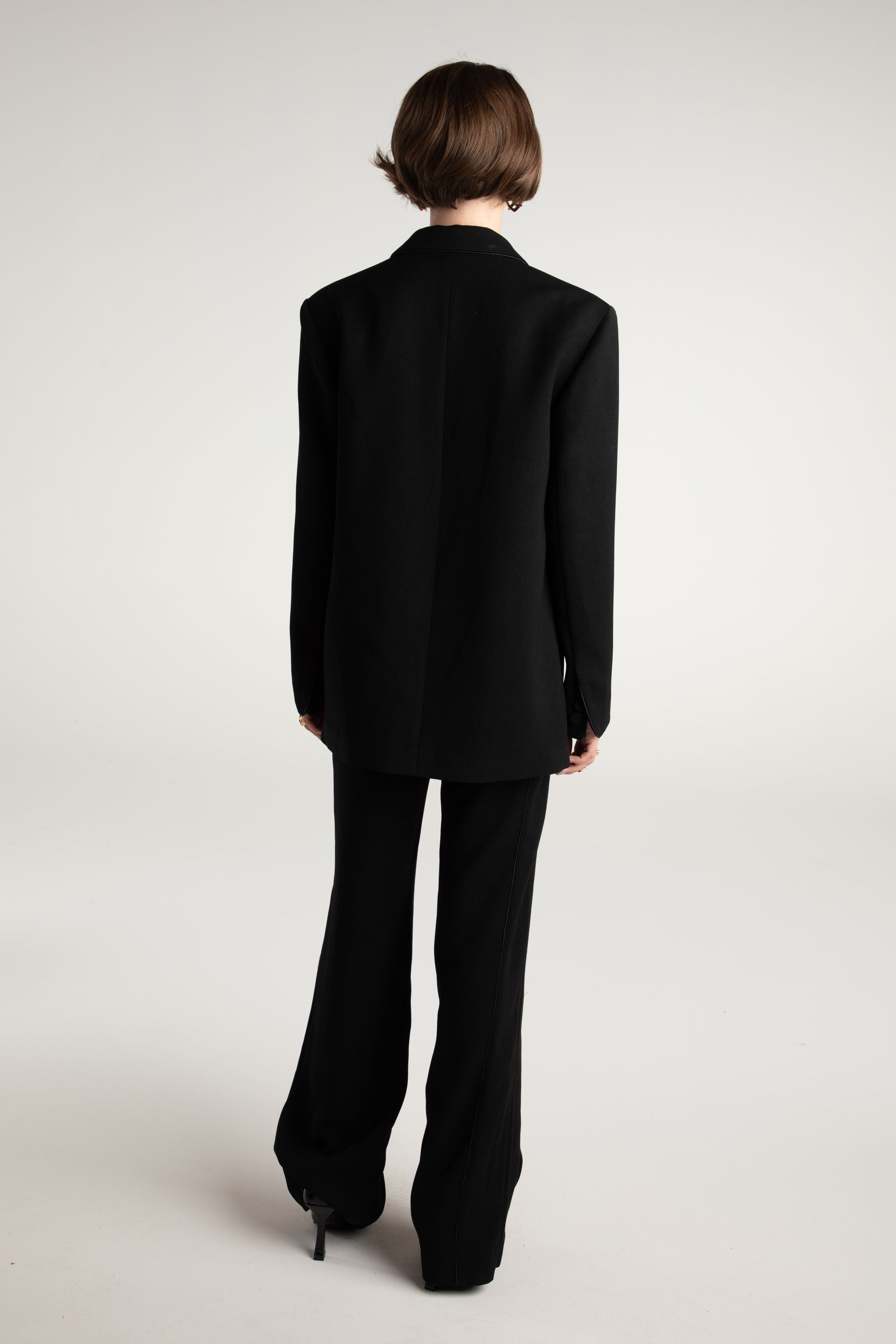 Brittany Suit Jacket in Black made by Nana Jacqueline