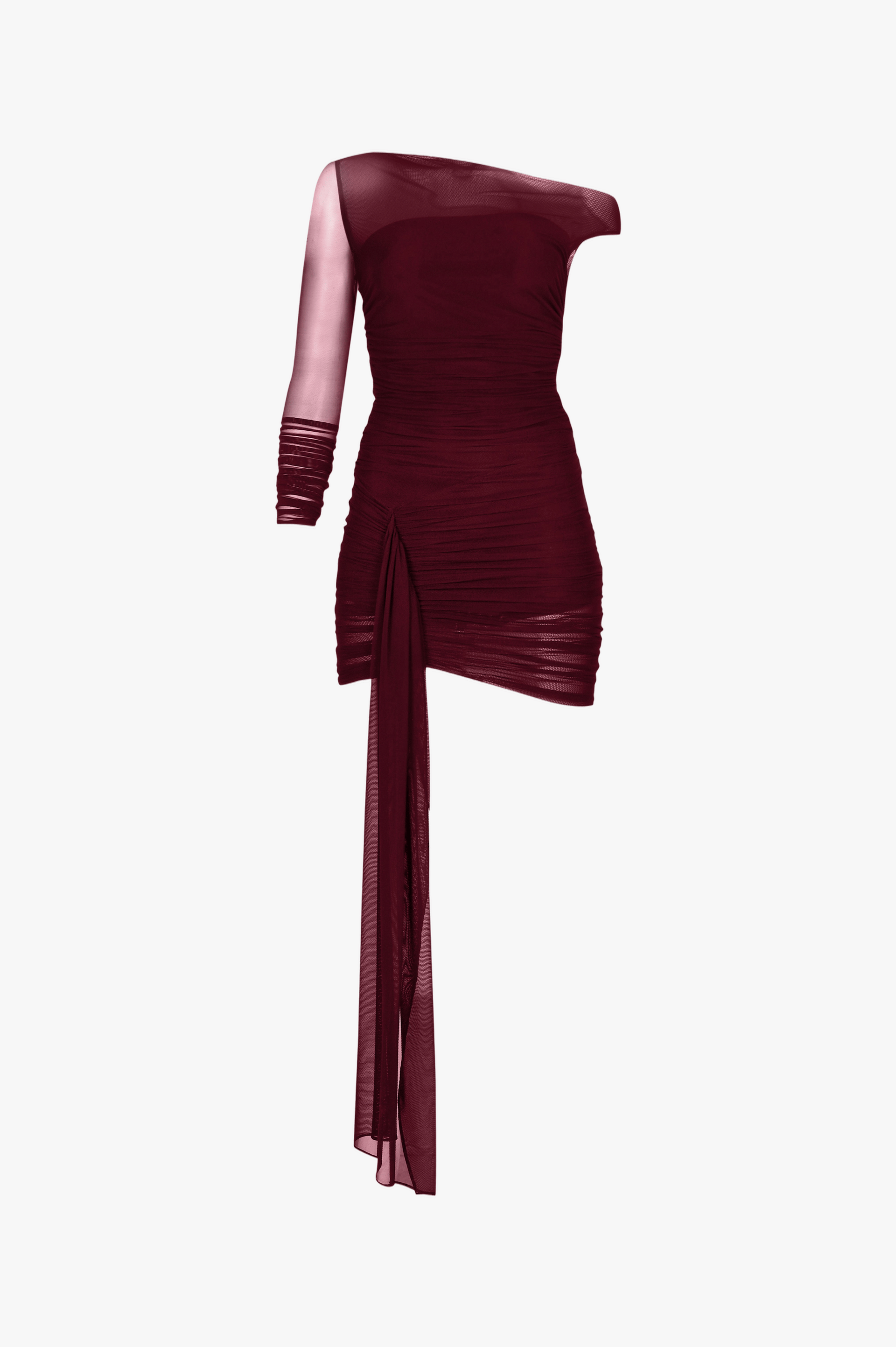 Corrupt Cosmo Dress In Burgundy made by Khela