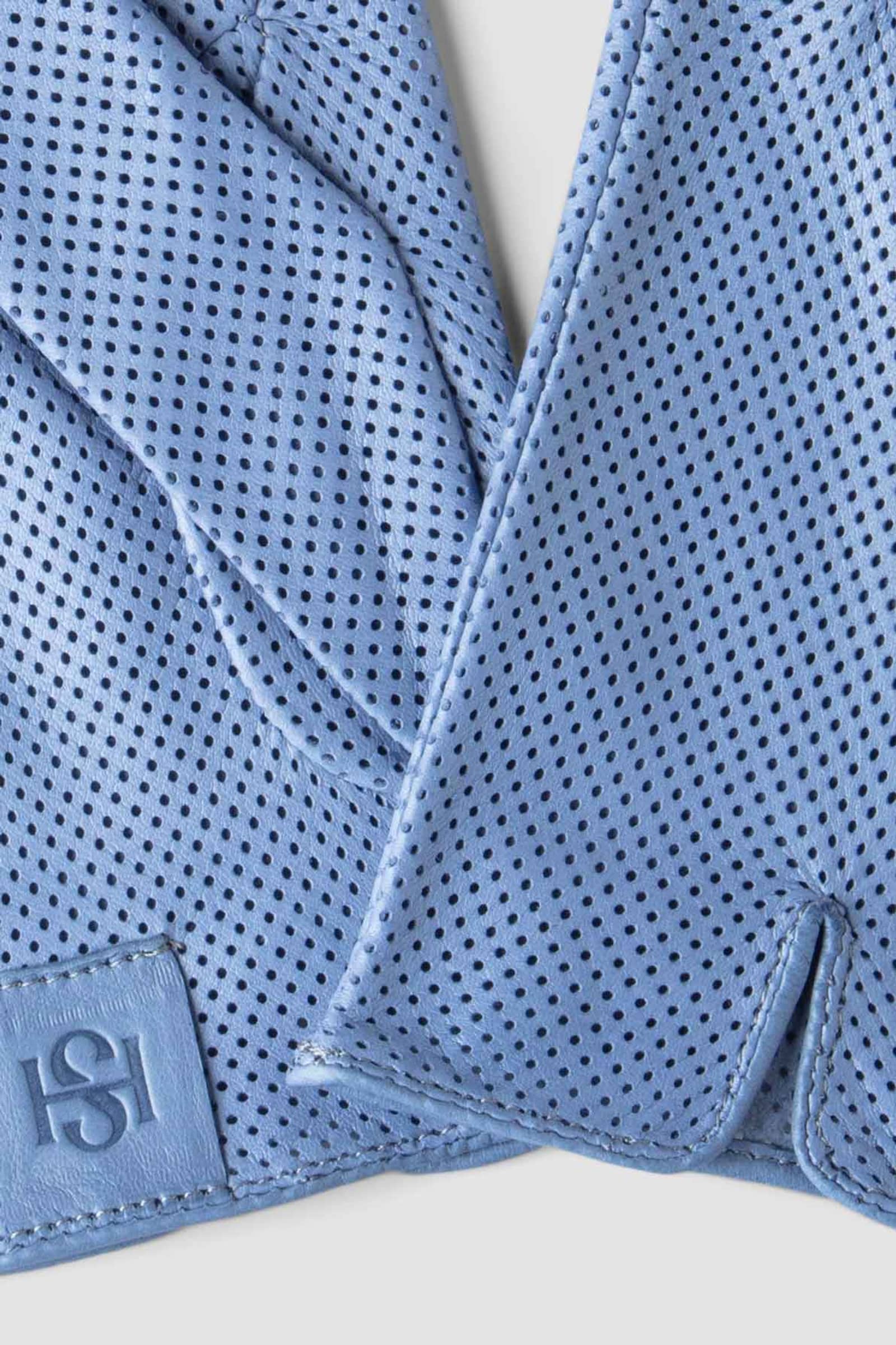 Statement Perforated Blue made by Handsome Stockholm